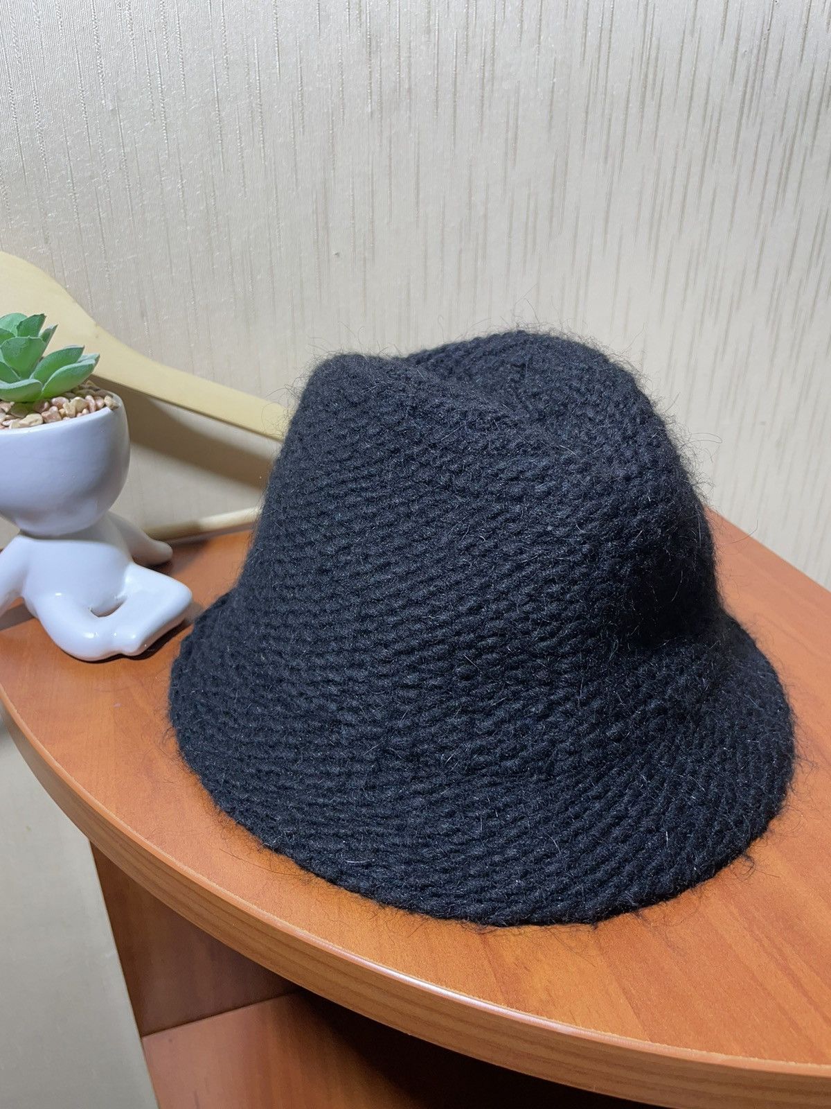 Issey Miyake × Japanese Brand × Vintage Issey Miyake Japanese wool hat vintage Size ONE SIZE - 4 Thumbnail