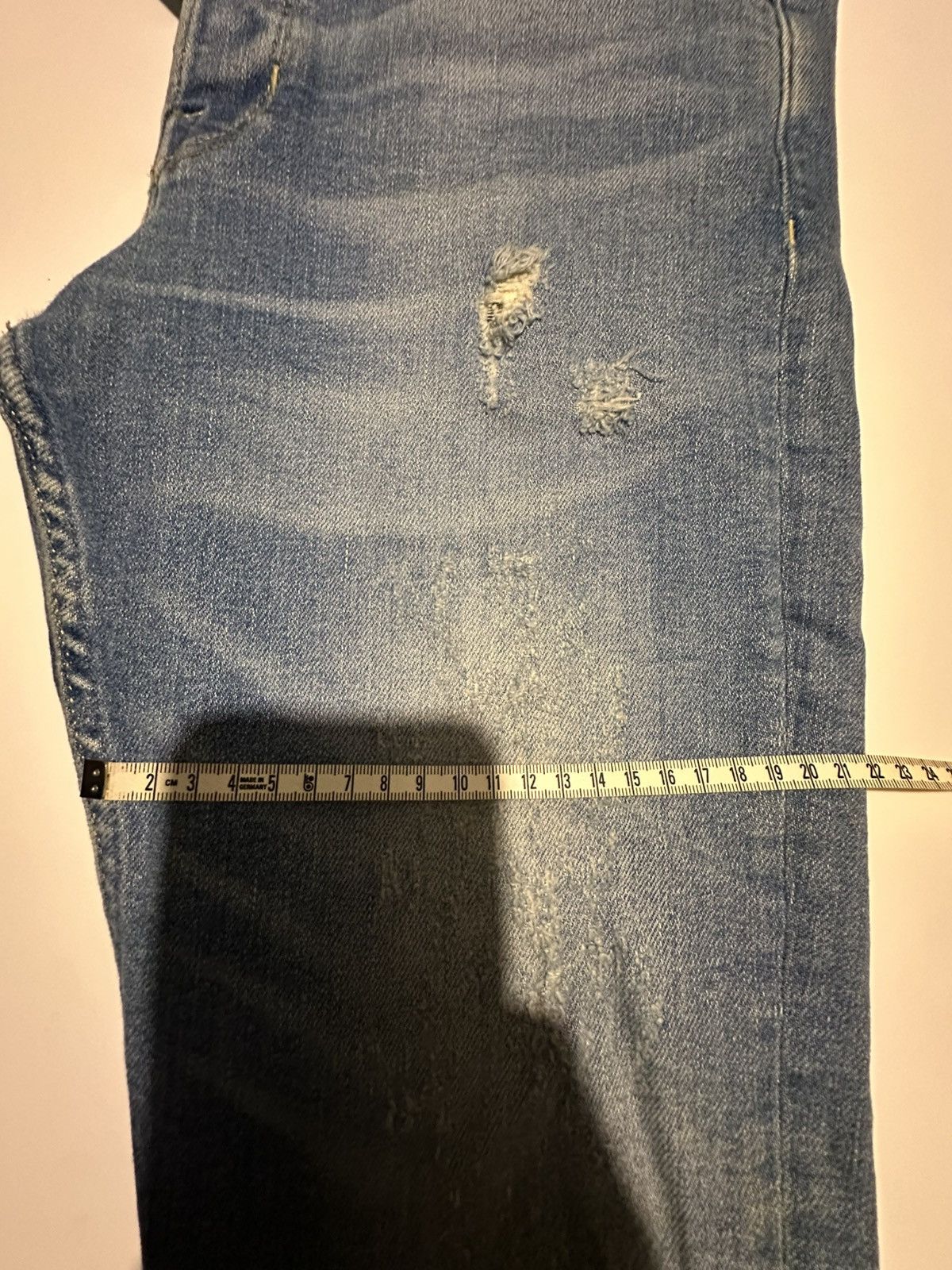 Allsaints All Saints Denim Cigarette Light Blue Size US 30 / EU 46 - 11 Thumbnail