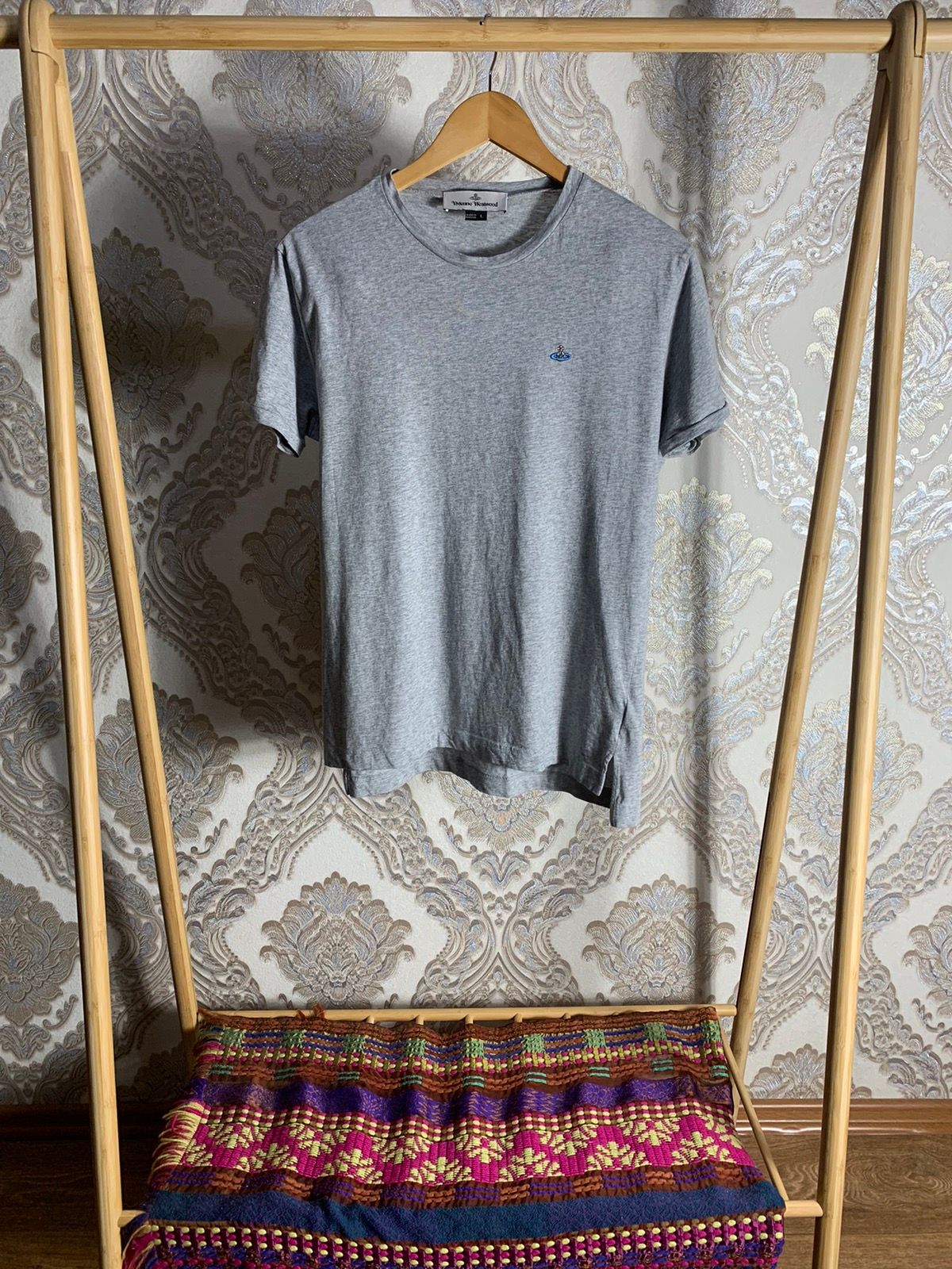 Pre-owned Vivienne Westwood Shirt Luxury Y2k Drill In Grey