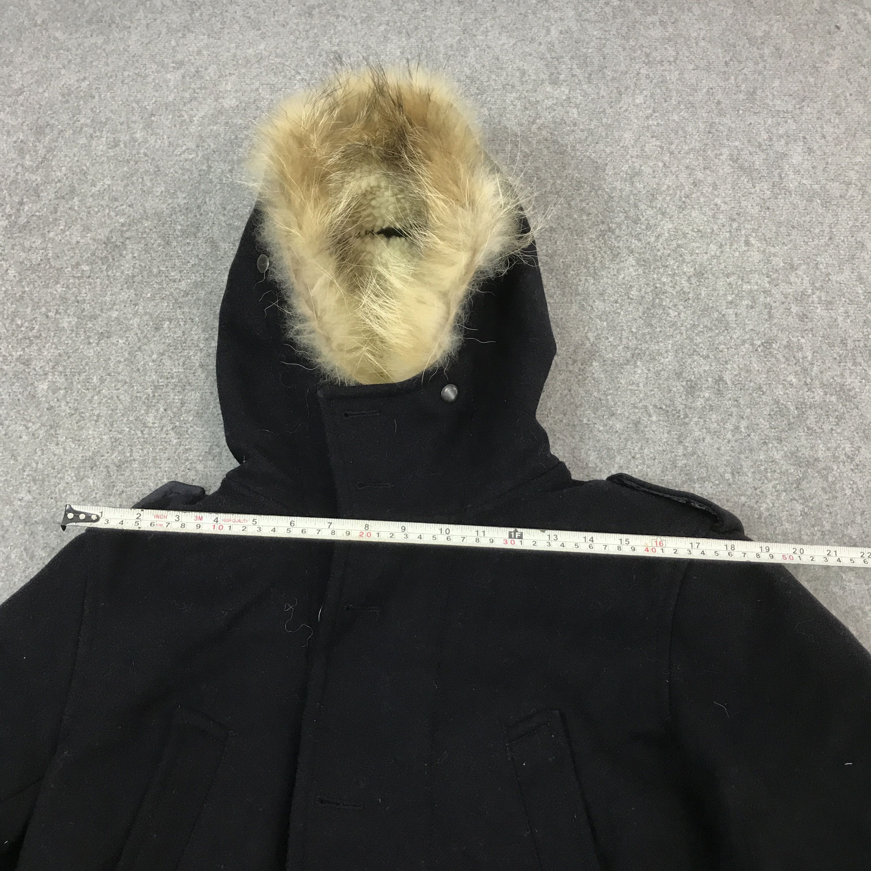 Edifice Japan Edifice Japan Wool Fur Hoodies jacket Size US L / EU 52-54 / 3 - 8 Thumbnail