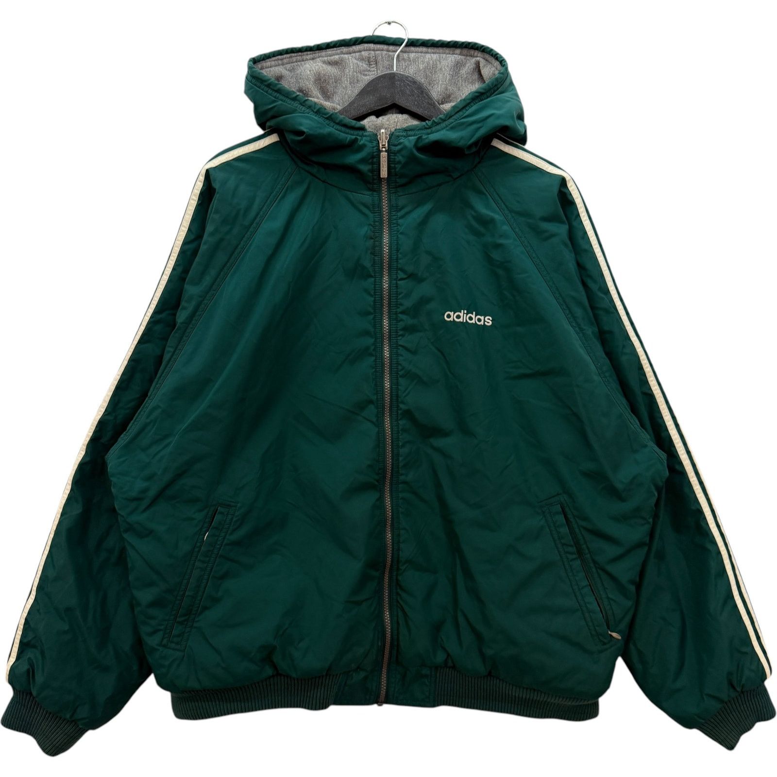 Adidas Vintage Adidas Spellout Logo Windbreaker XL Size US XL / EU 56 / 4 - 1 Thumbnail