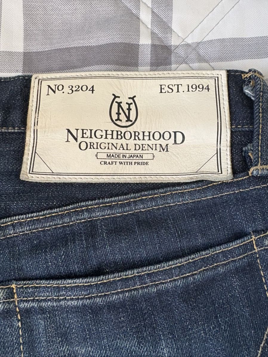 Neighborhood Neighborhood Deep Narrow Rigid Indigo 14oz Selvedge Denim Size US 30 / EU 46 - 3 Thumbnail
