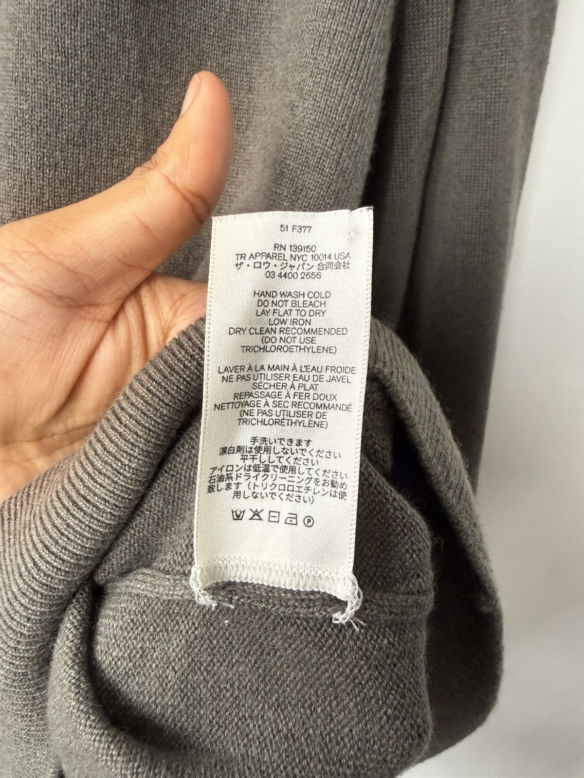 The Row The Row Benji Cashmere Sweater Size US L / EU 52-54 / 3 - 4 Thumbnail