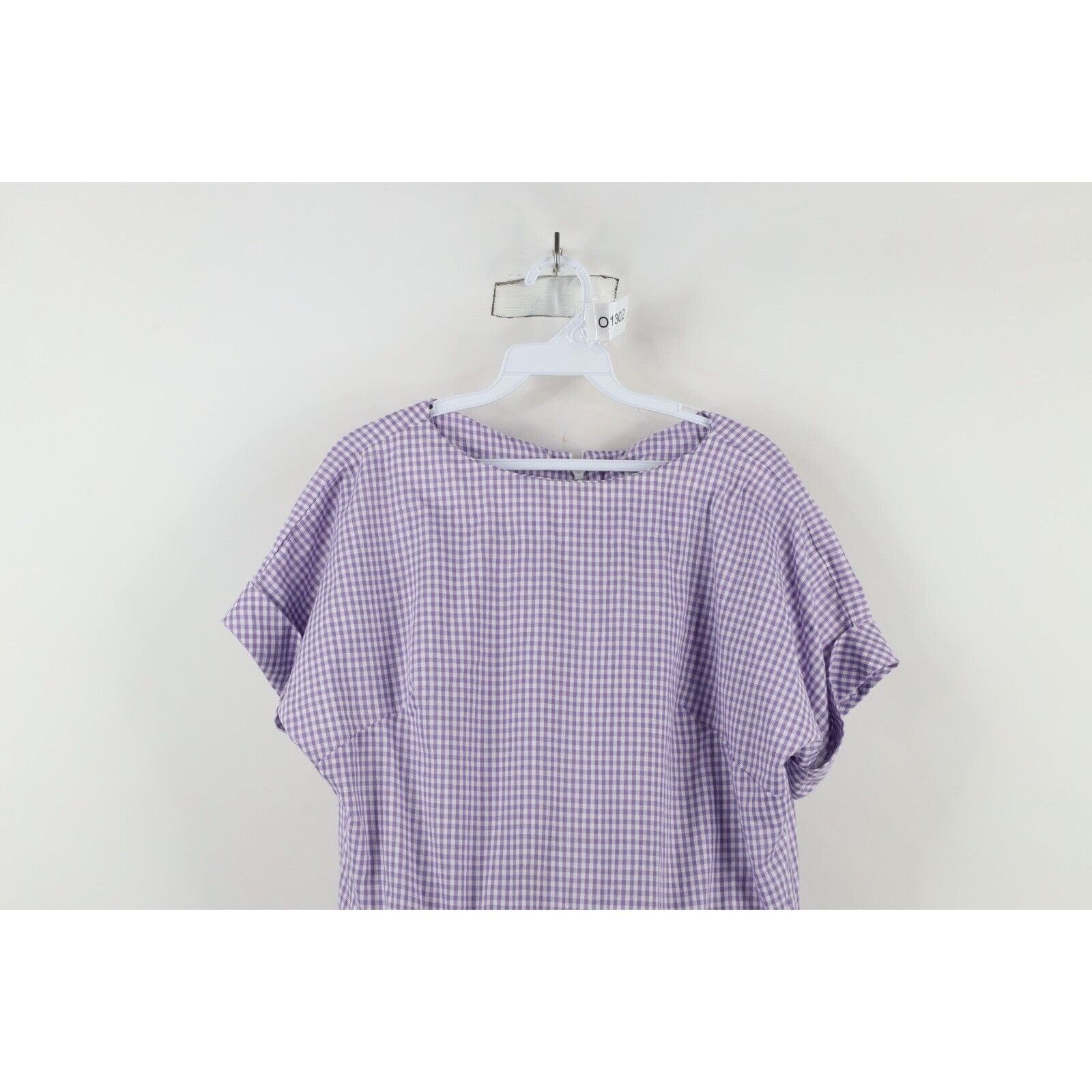 Vintage Vintage 70s Country Primitive Farmhouse Gingham Plaid Dress Size L / US 10 / IT 46 - 2 Thumbnail