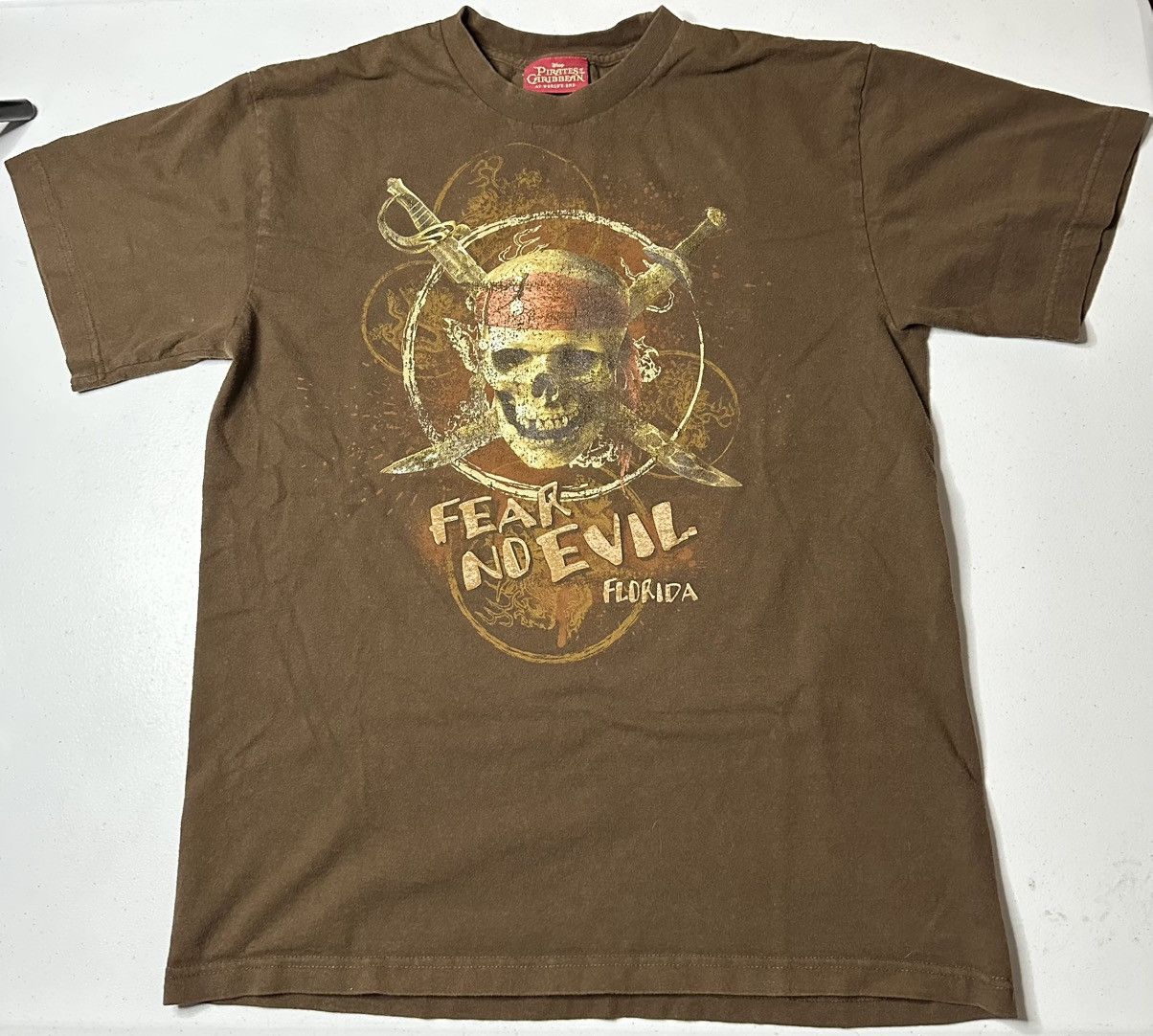 Disney Vintage y2k pirates of the Caribbean Movie promo T-shirt Size US L / EU 52-54 / 3 - 2 Thumbnail