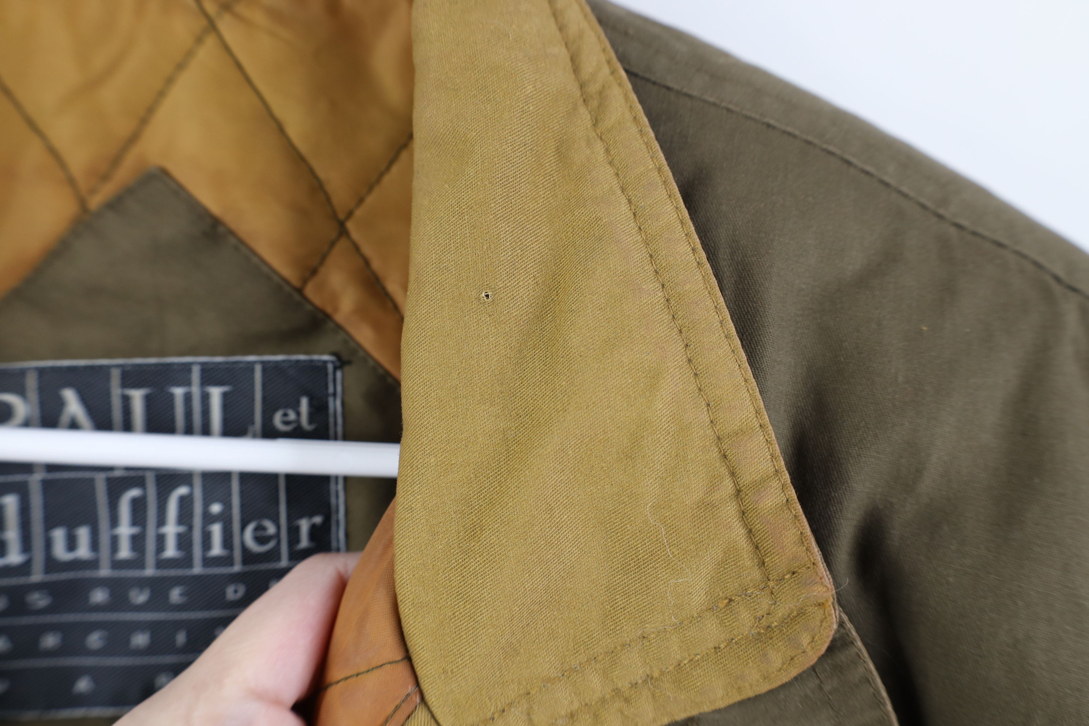 Vintage Vintage 90s Streetwear Quilted Suede Trim Winter Jacket Size US M / EU 48-50 / 2 - 5 Thumbnail
