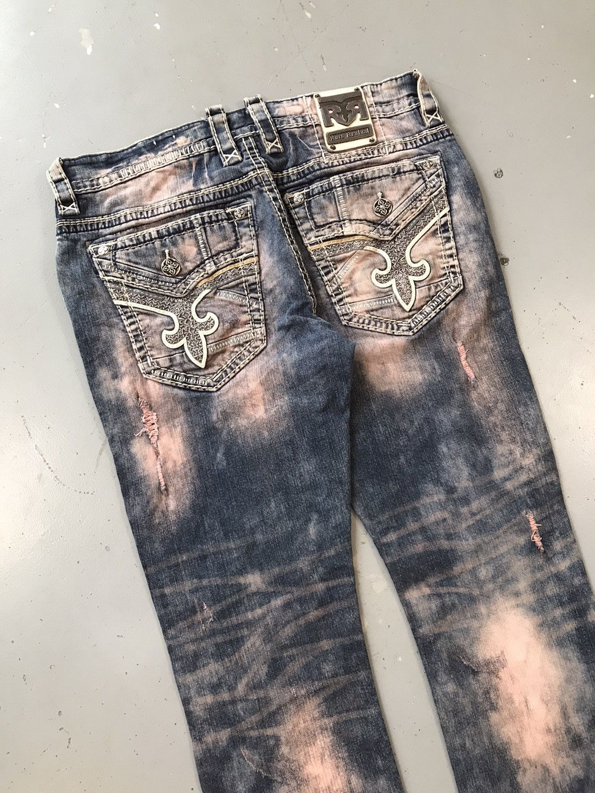 Rock Revival Vintage rock revival bleached distressed denim Size US 36 / EU 52 - 10 Thumbnail