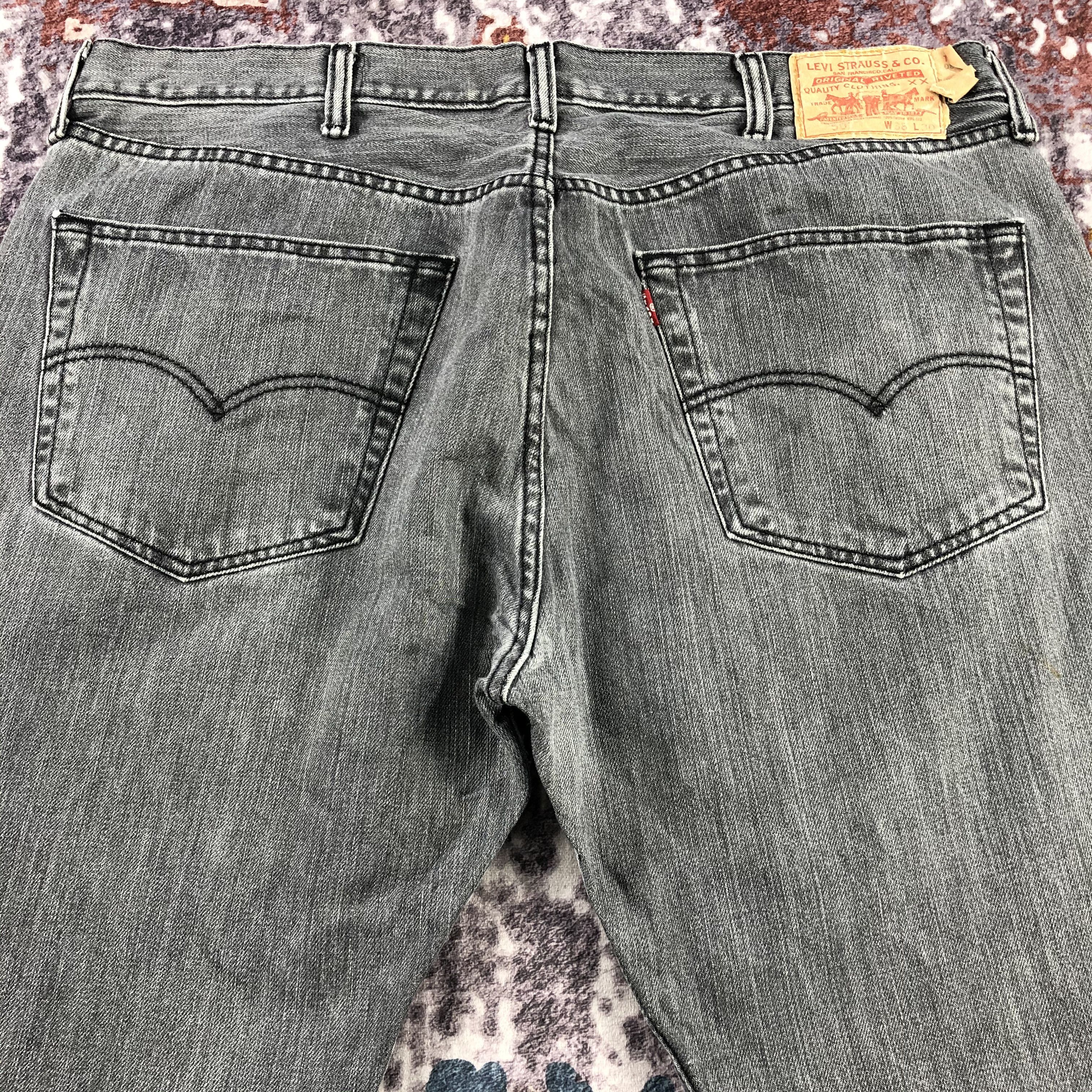 Levi's × Vintage Vintage Faded Black Levis 501 Jeans-JM2907 Size US 38 / EU 54 - 4 Thumbnail