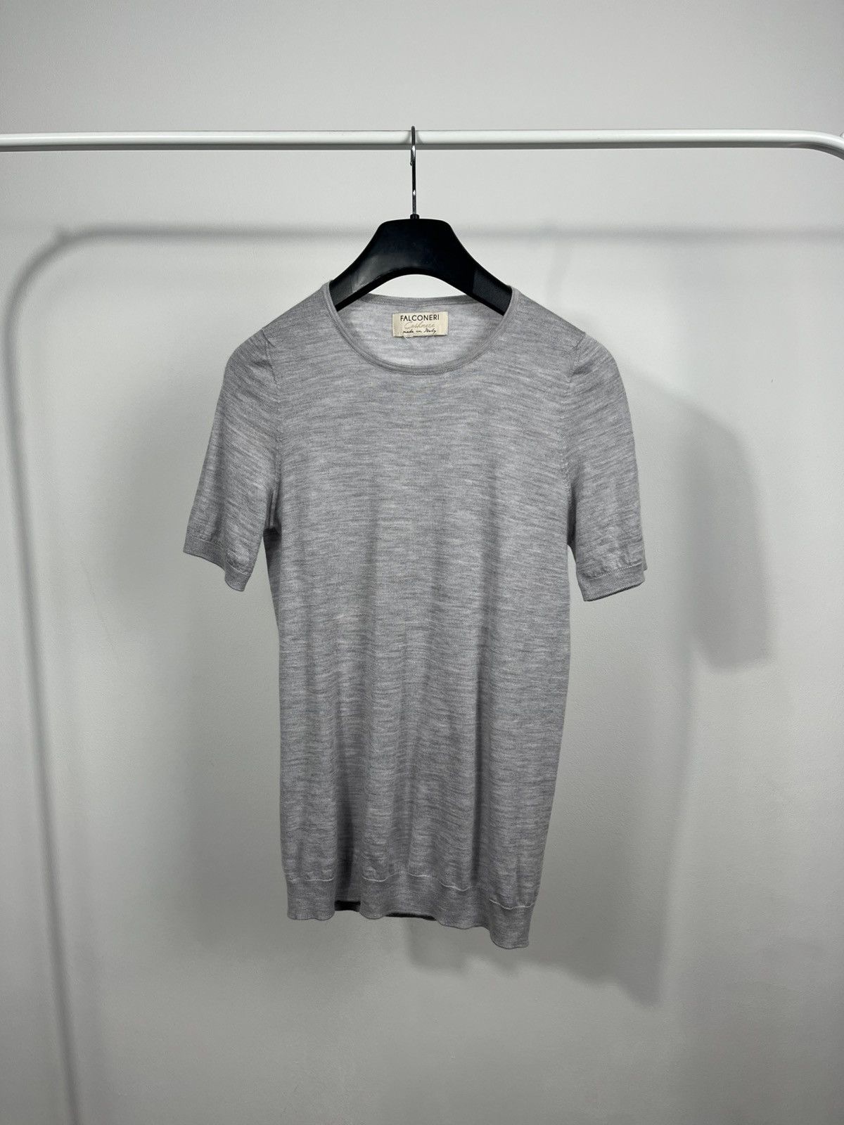 Other Falconeri cashmere blend grey short sleeve knit top Italy Size XS / US 0-2 / IT 36-38 - 1 Thumbnail