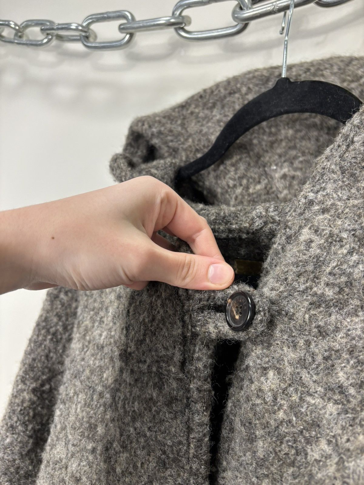 Other Moessmer Tiroler Loden Women’s Grey Wool Blend Duffle Coat Size S / US 4 / IT 40 - 8 Thumbnail