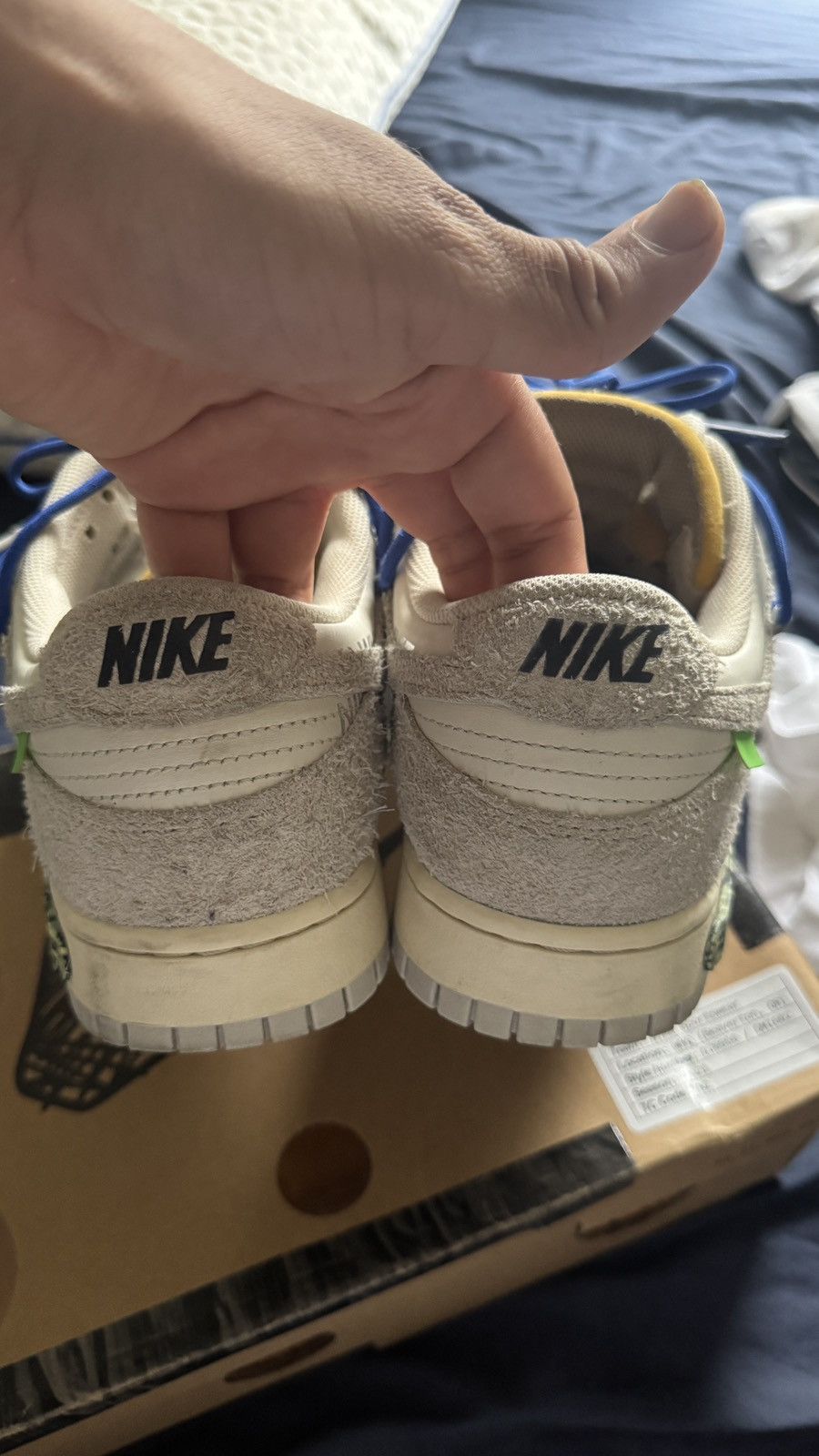 Off-White OffWhite Lot 32 Nike Dunk Size US 12.5 / EU 45-46 - 6 Thumbnail