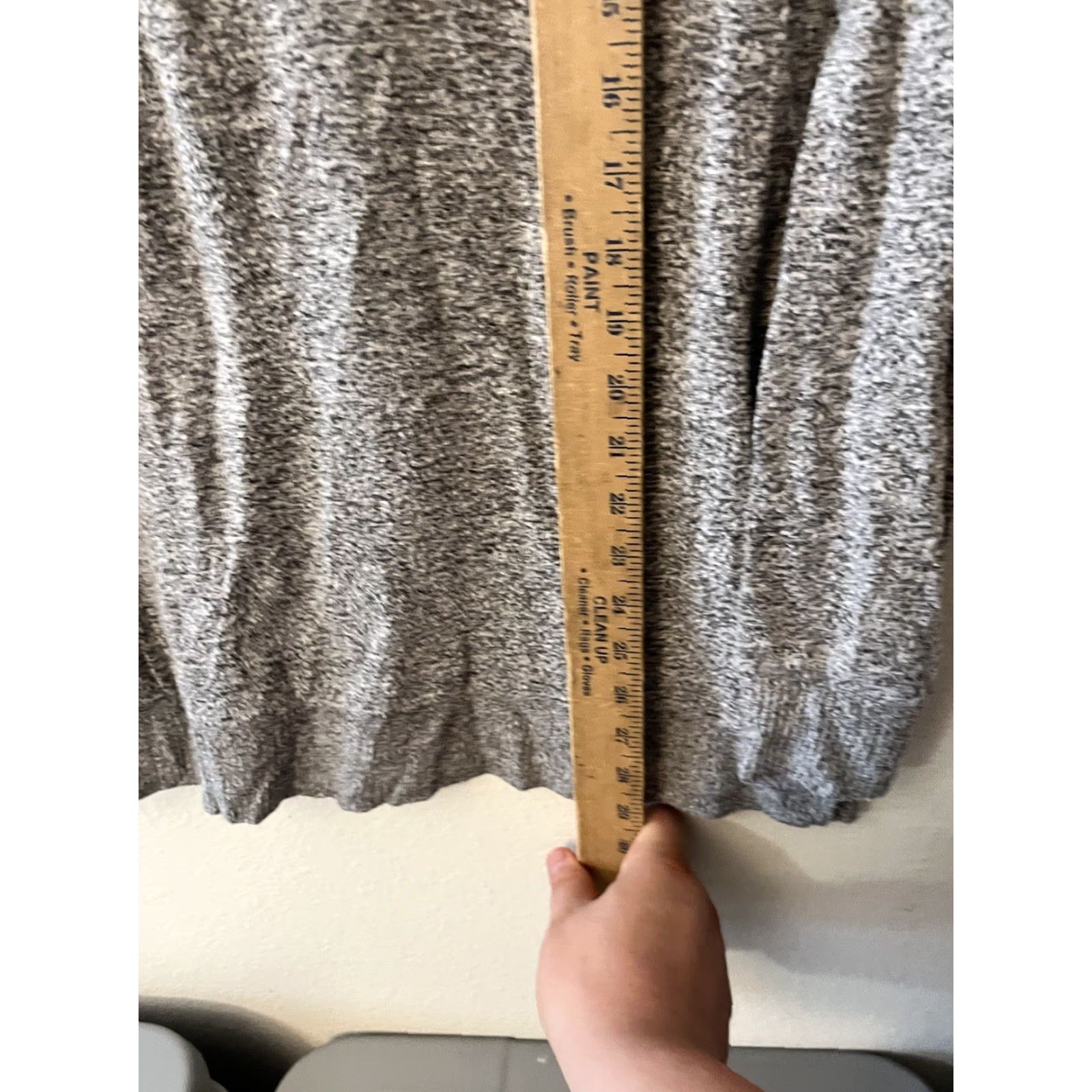 Lucky Brand Lucky Brand Women Sweater Small Oversized Long Sleeve V Neck Pullover Gray Size S / US 4 / IT 40 - 4 Thumbnail