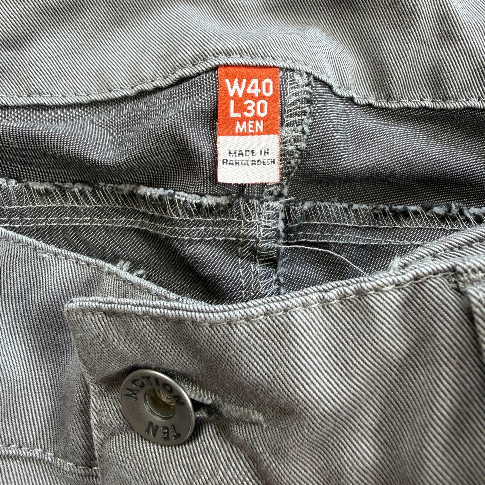 Other Engelbert Strauss Motion Ten Workwear Cargo Pants Gray 40x30 Size US 40 / EU 56 - 5 Thumbnail