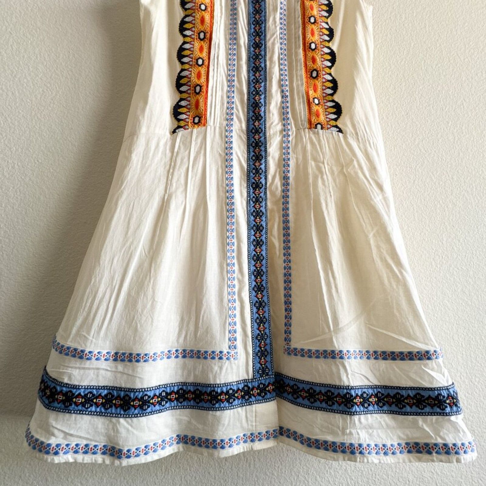 Tory Burch Tory Burch Embroidered Adriana Fit & Flare Dress Size 2 Size XS / US 0-2 / IT 36-38 - 4 Thumbnail