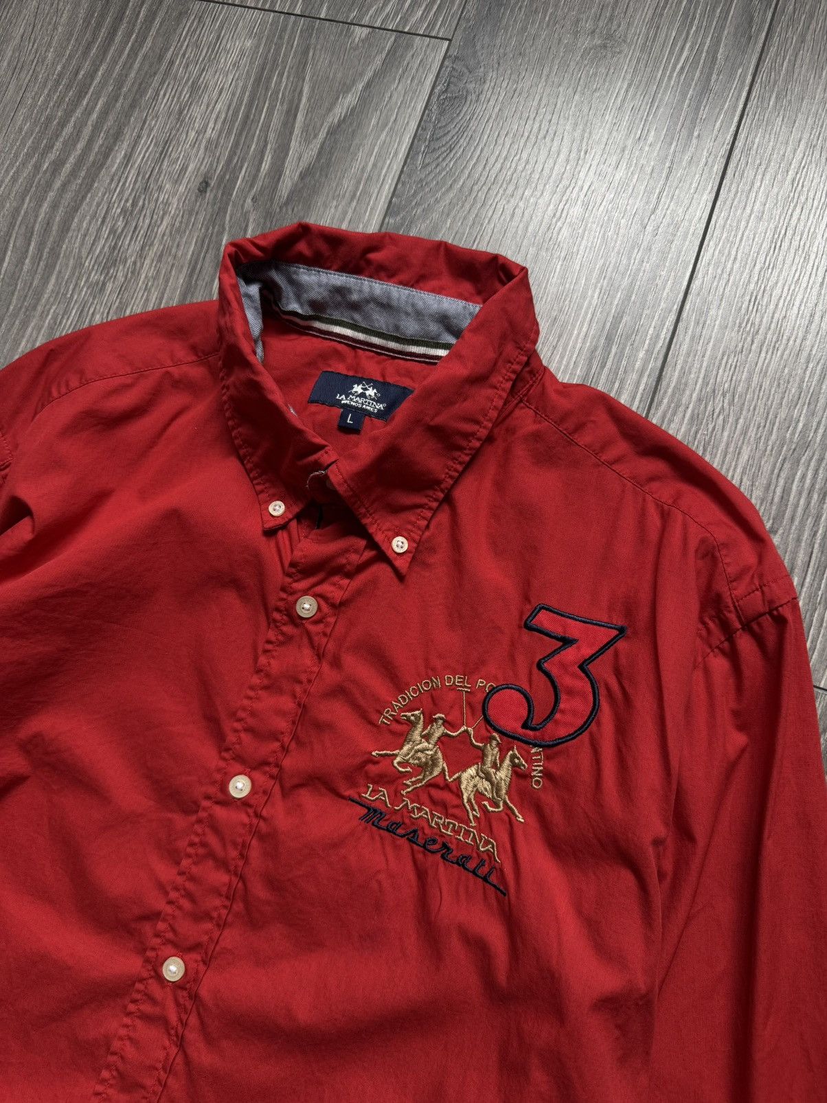 La Martina La Martina Maserati Polo Team Shirt M Size US M / EU 48-50 / 2 - 3 Thumbnail
