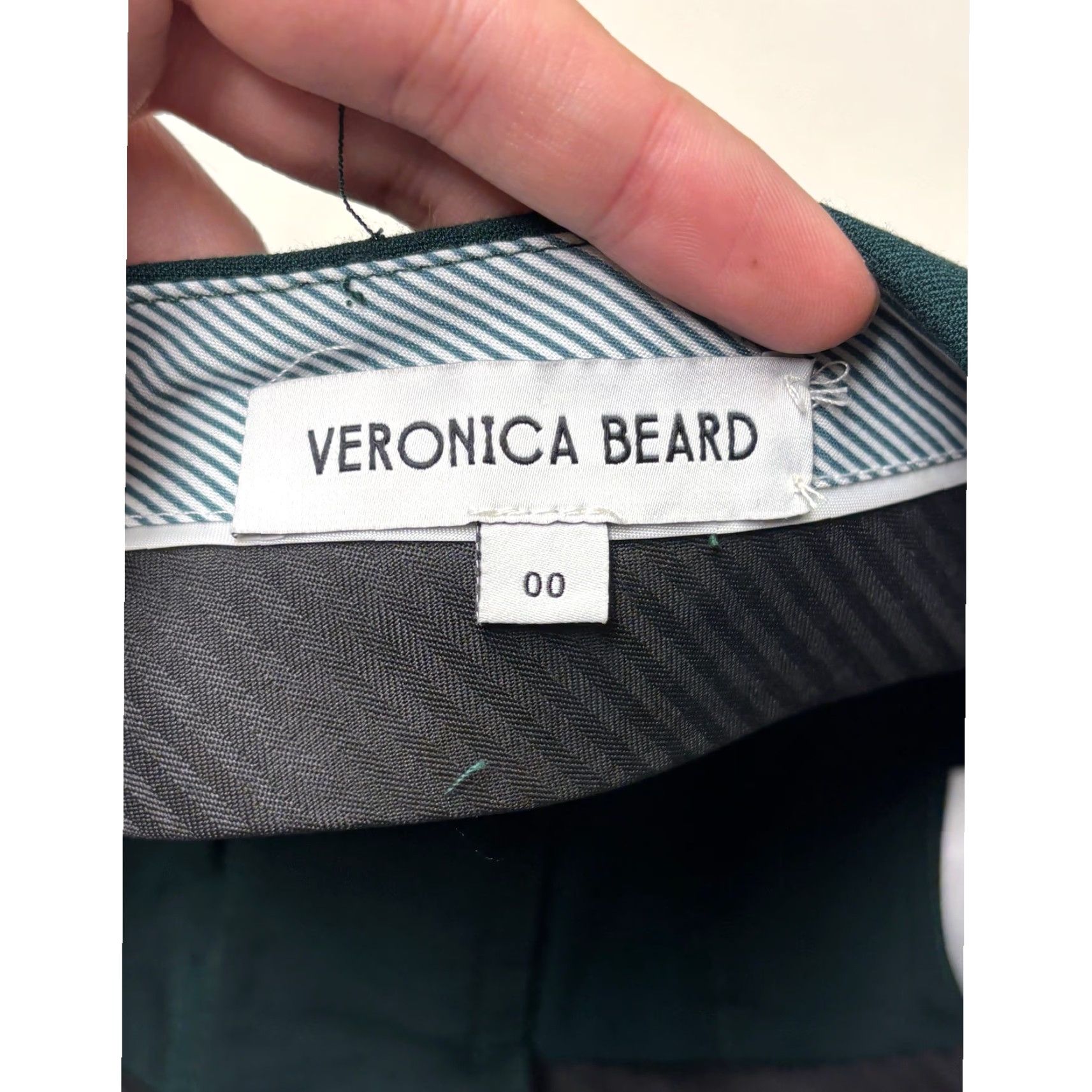 Veronica Beard Veronica Beard Green Pants Dress Pants Flare Leg Dark Forest Green 00 W24 L27 Women Size 24" / US 00 / IT 34 - 5 Thumbnail