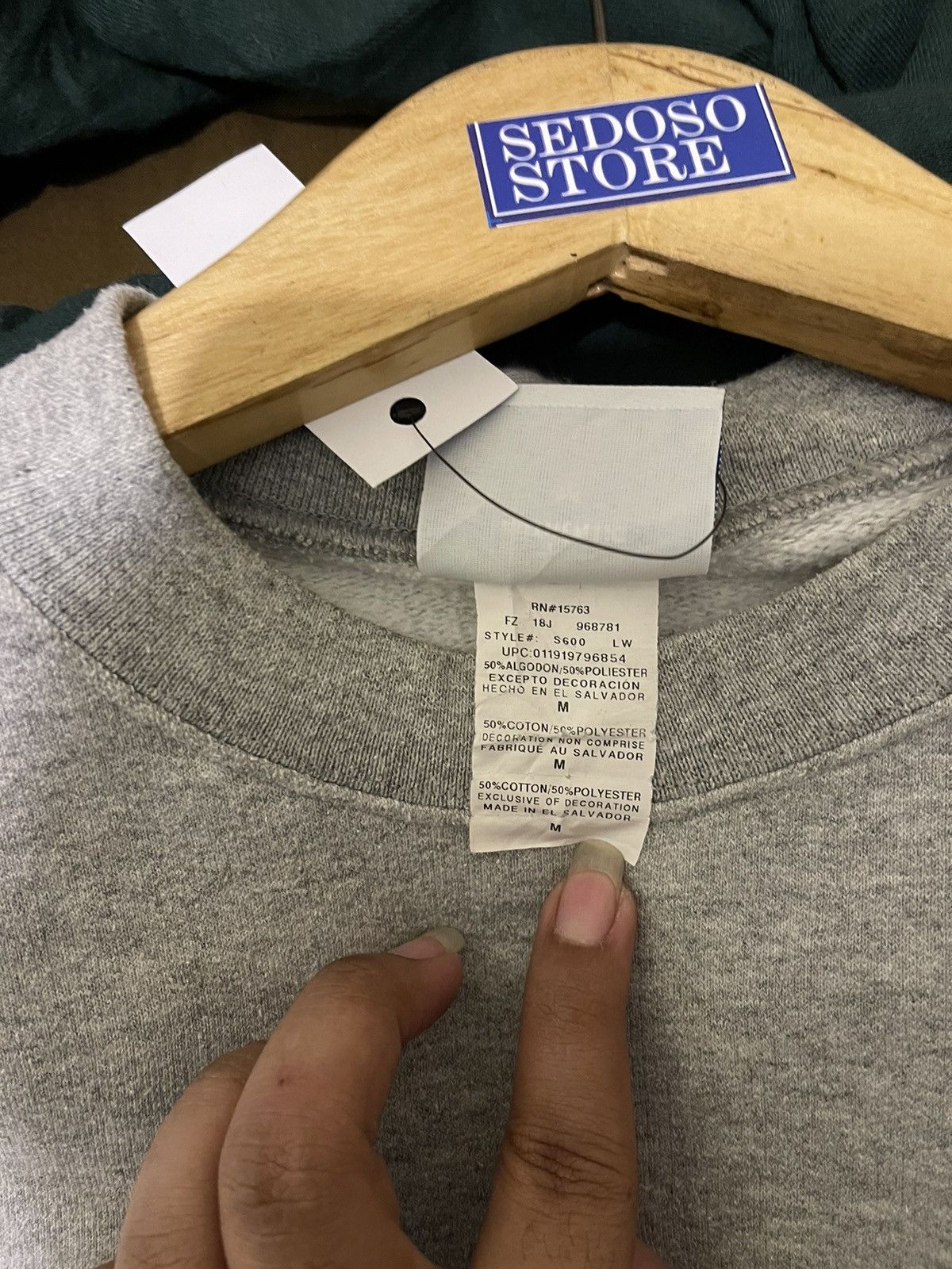 Champion Champion Eco Authentic Grey Sweatshirt - Classic Fit Size US M / EU 48-50 / 2 - 5 Thumbnail