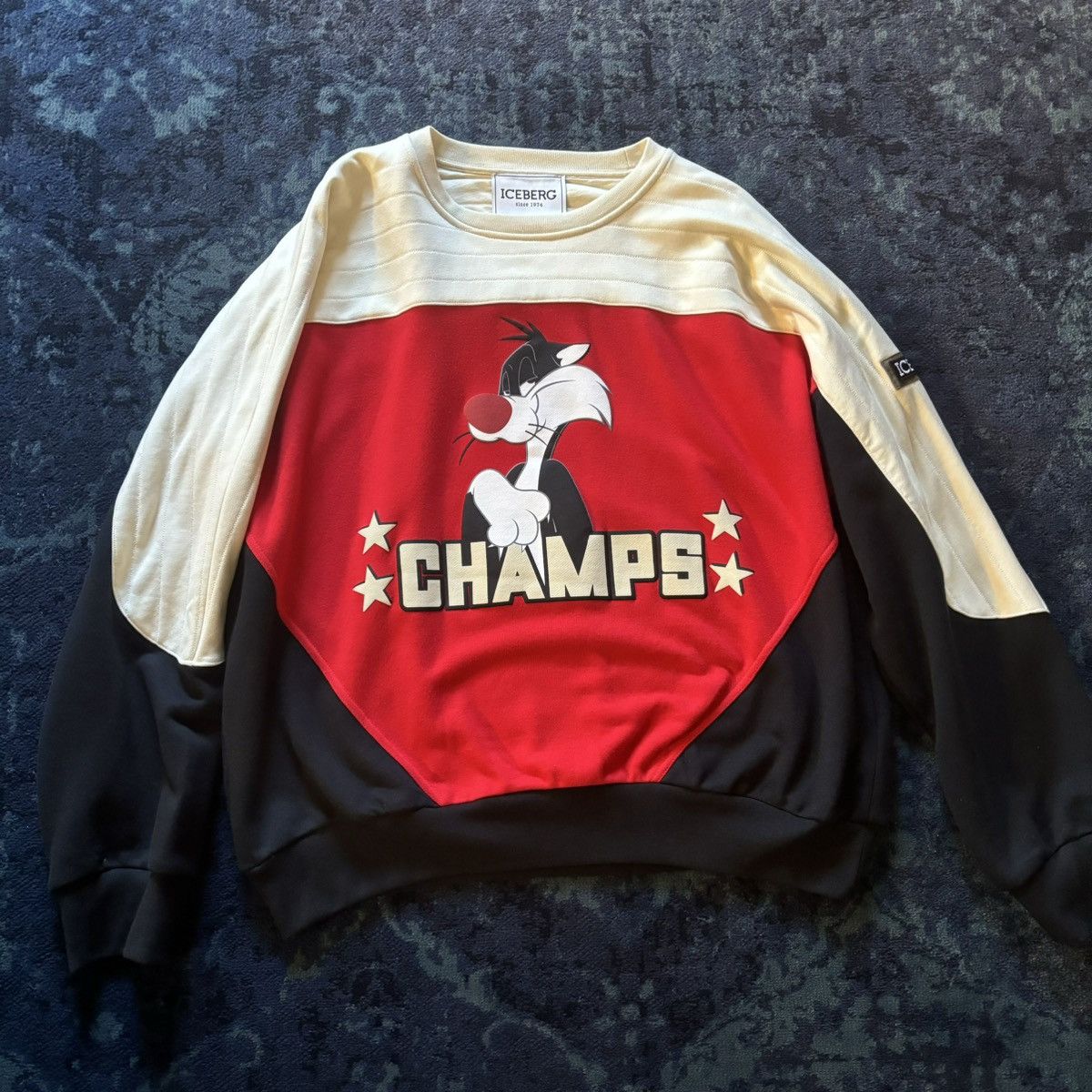 Image of Iceberg Champs Sweater in Red, Men's (Size XL)