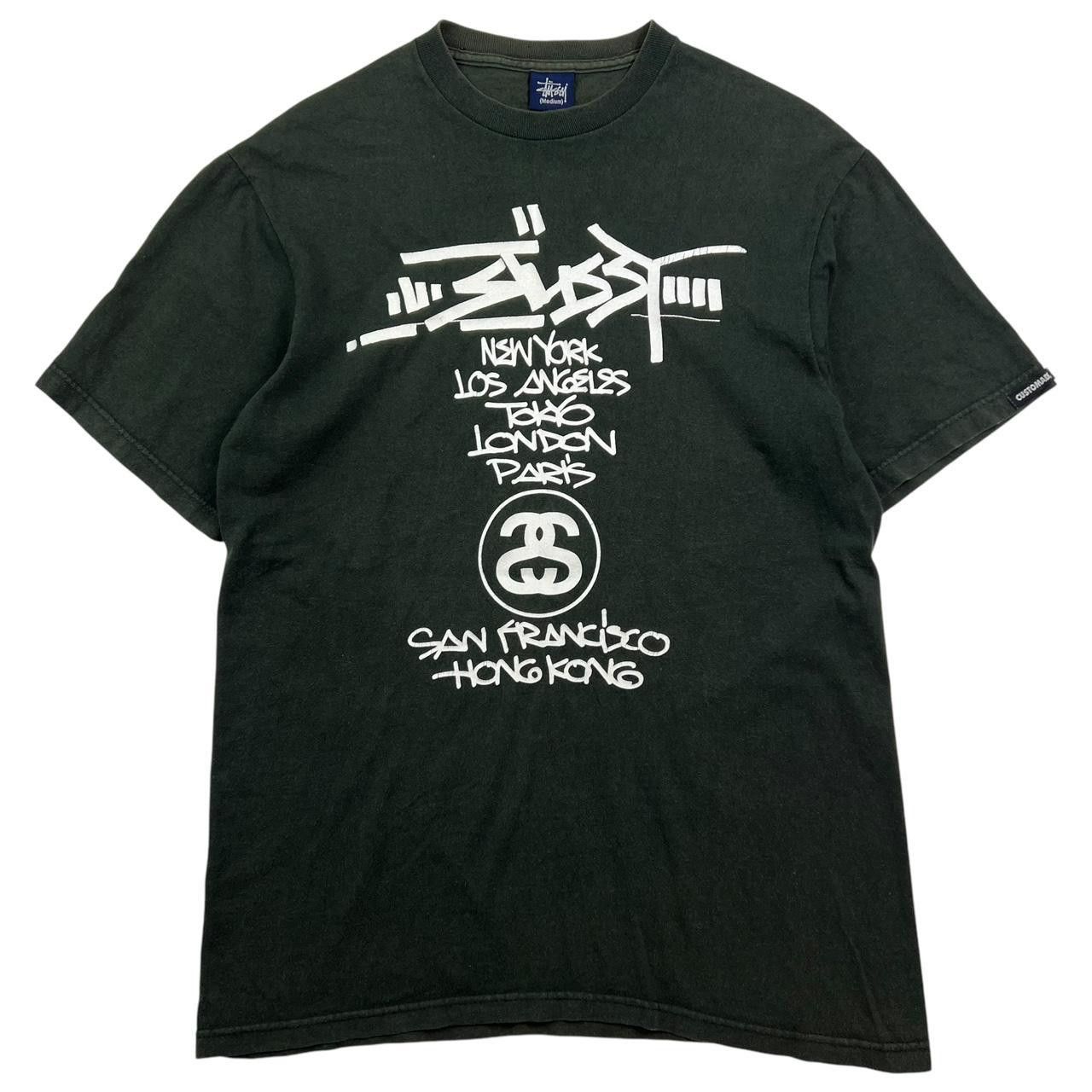 Stussy Vintage 2000s Stussy World Tour Customade T-Shirt - Medium Size US M / EU 48-50 / 2 - 1 Thumbnail