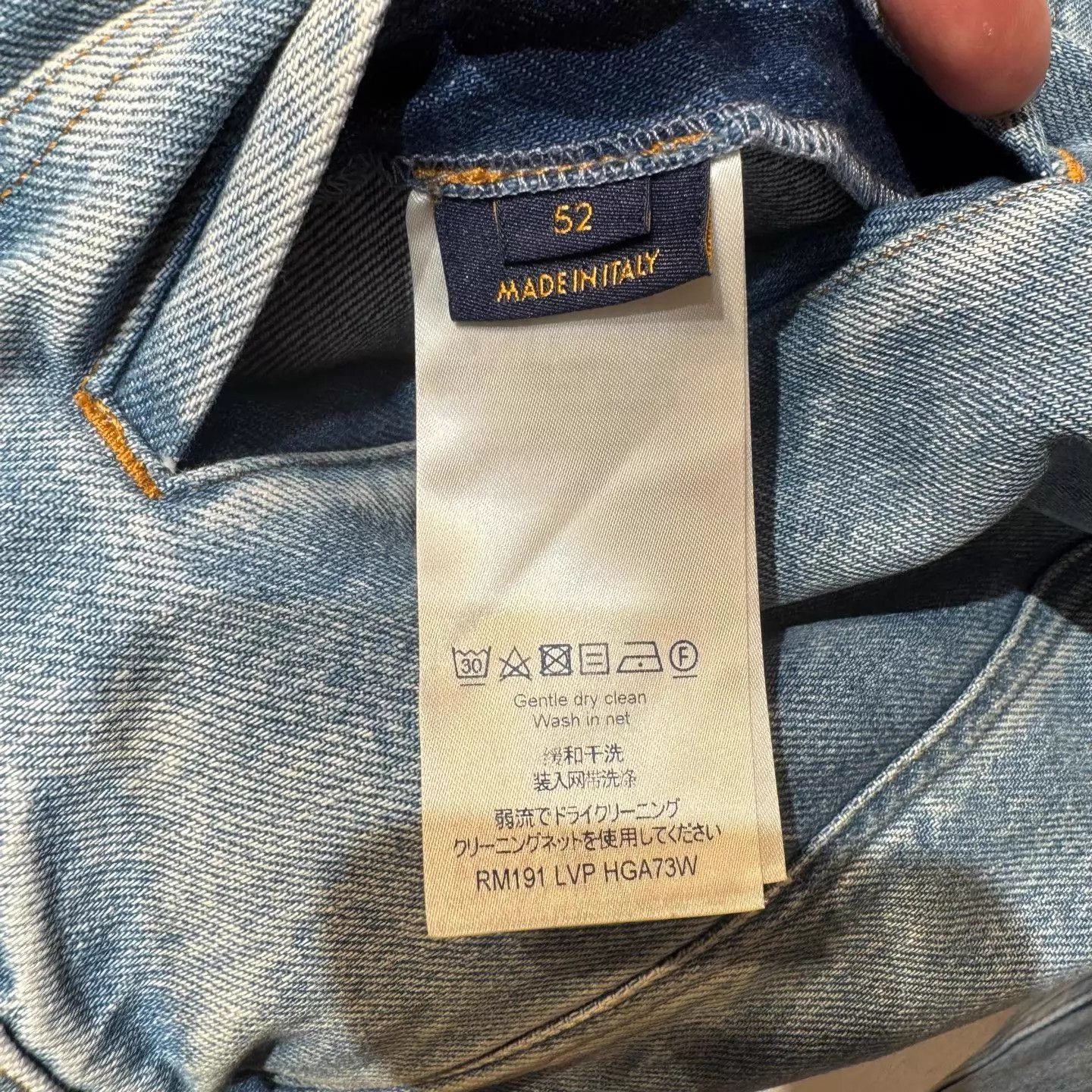 Louis Vuitton Louis Vuitton Mock Two-Piece Denim Jacket 52 Unworn Size US L / EU 52-54 / 3 - 2 Thumbnail