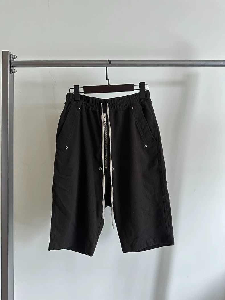 Rick Owens RICK OWENS Zip wool cropped shorts Size US 36 / EU 52 - 1 Thumbnail