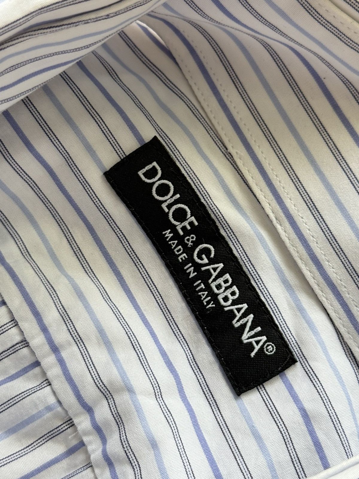 Dolce & Gabbana Dolce & Gabbana stripped Button up LS shirt Size US L / EU 52-54 / 3 - 4 Thumbnail