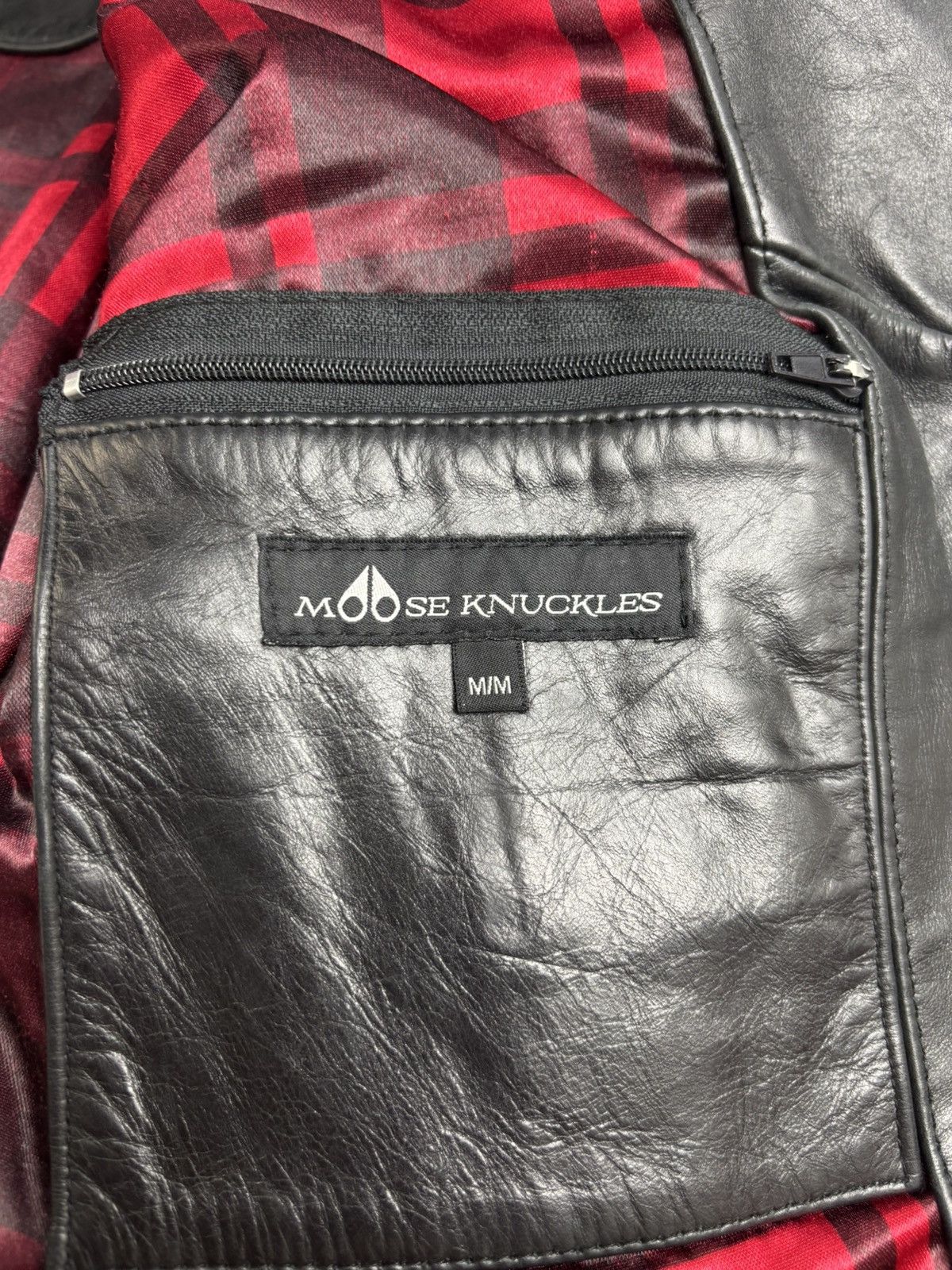 Moose Knuckles Leather Jacket