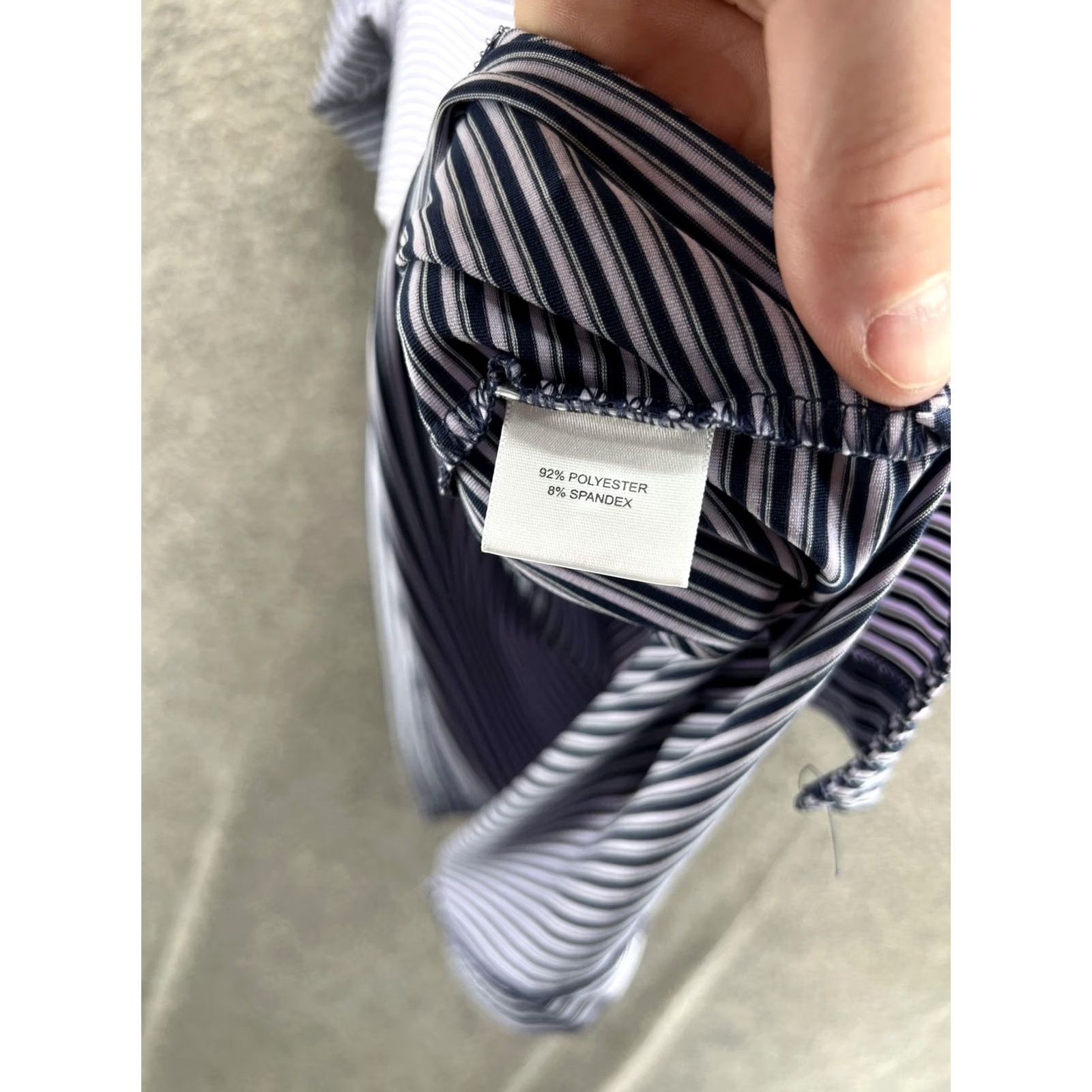 Peter Millar Peter Millar Summer Comfort Polo Shirt Mens M Blue Stripe Aurora Golf Club Size US M / EU 48-50 / 2 - 4 Thumbnail