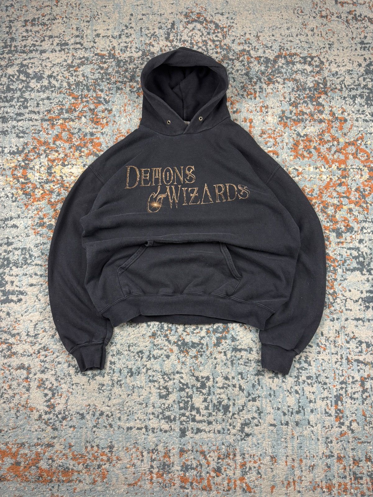 Band Tees Vintage 00s Demons & Wizards final warning metal band hoodie Size US L / EU 52-54 / 3 - 2 Thumbnail