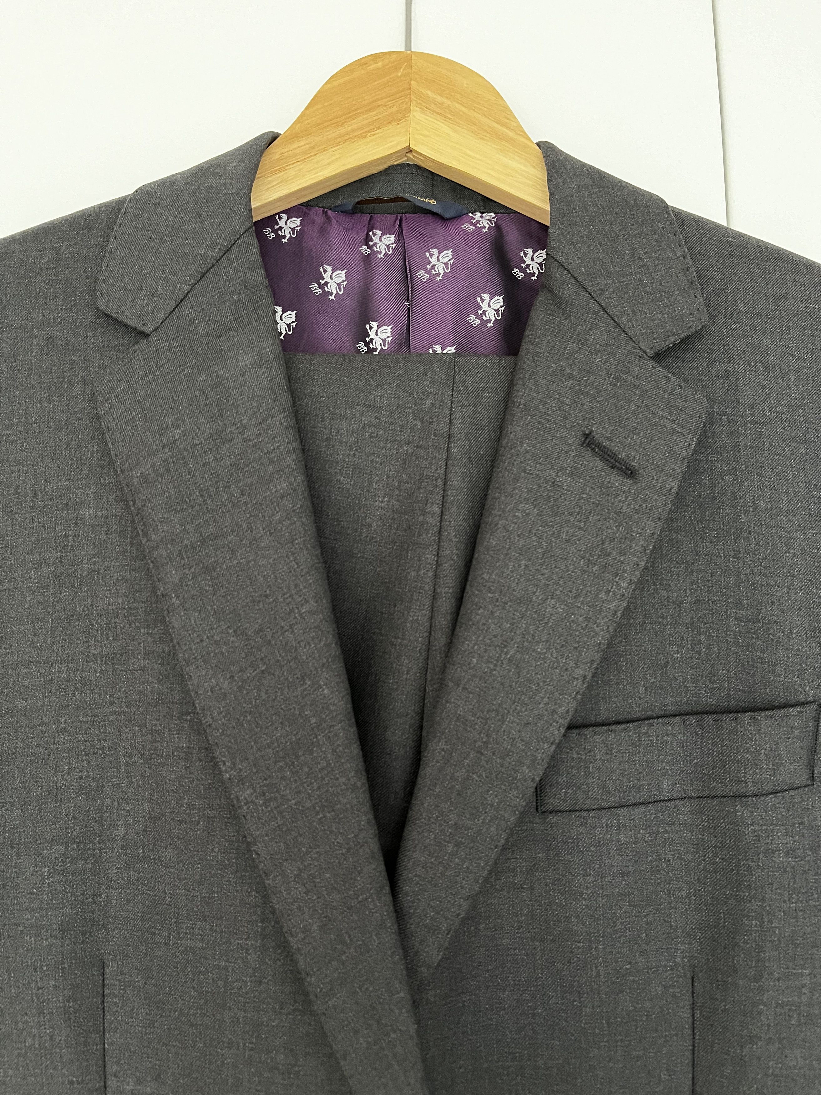 Brooks Brothers Brooks Brothers Mens Gray Suit 38L Size 38L - 5 Thumbnail