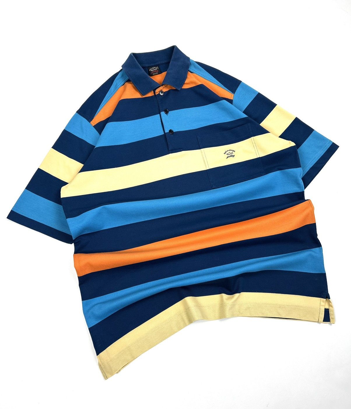 Paul & Shark Paul Shark Multicolor Striped Polo Shirt Size L Old Money Size US L / EU 52-54 / 3 - 2 Thumbnail