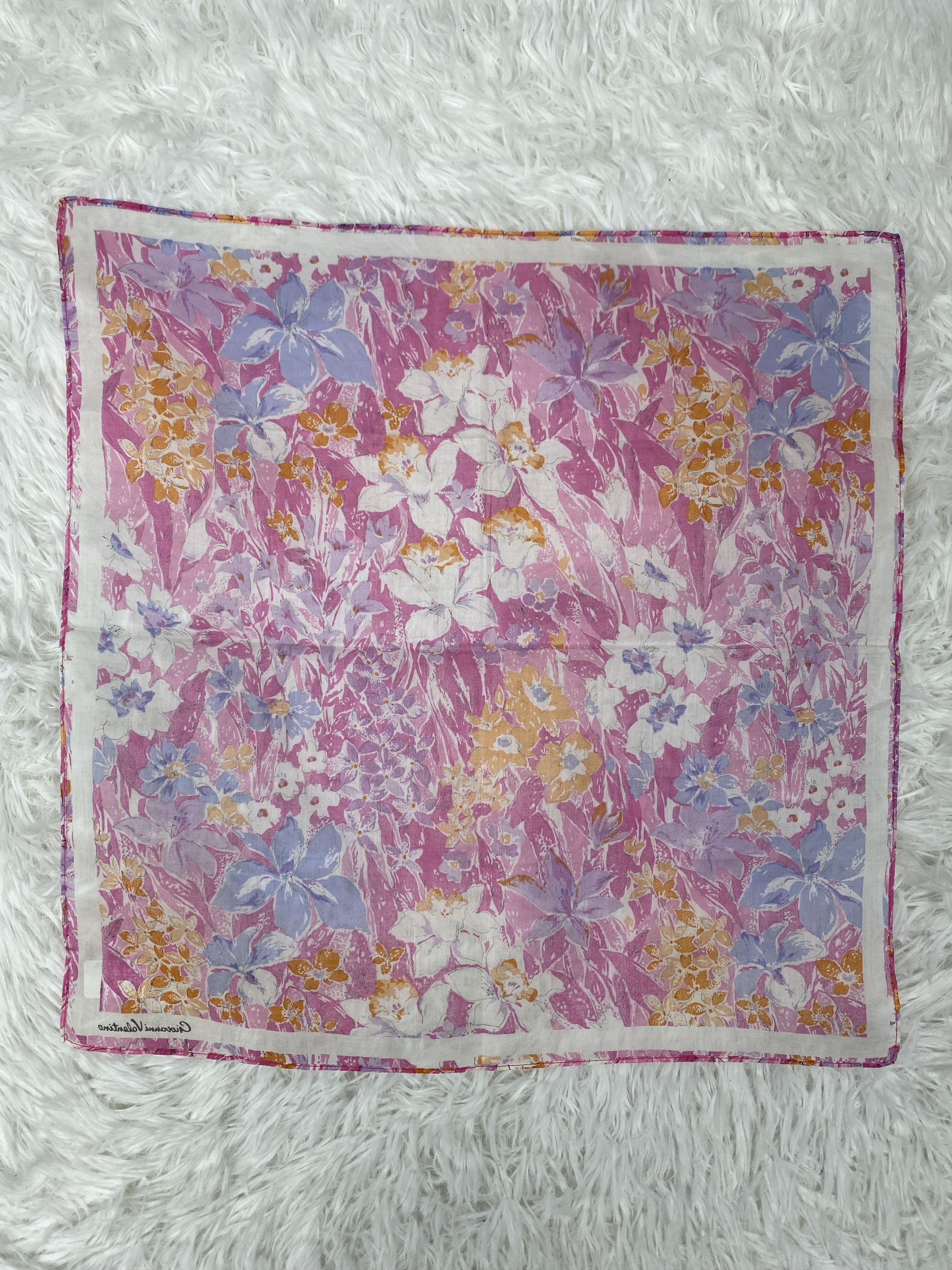 Giovanni Valentino × Vintage Vintage Giovanni Valentino Handkerchief Neckerchief PH0746 Size ONE SIZE - 4 Thumbnail