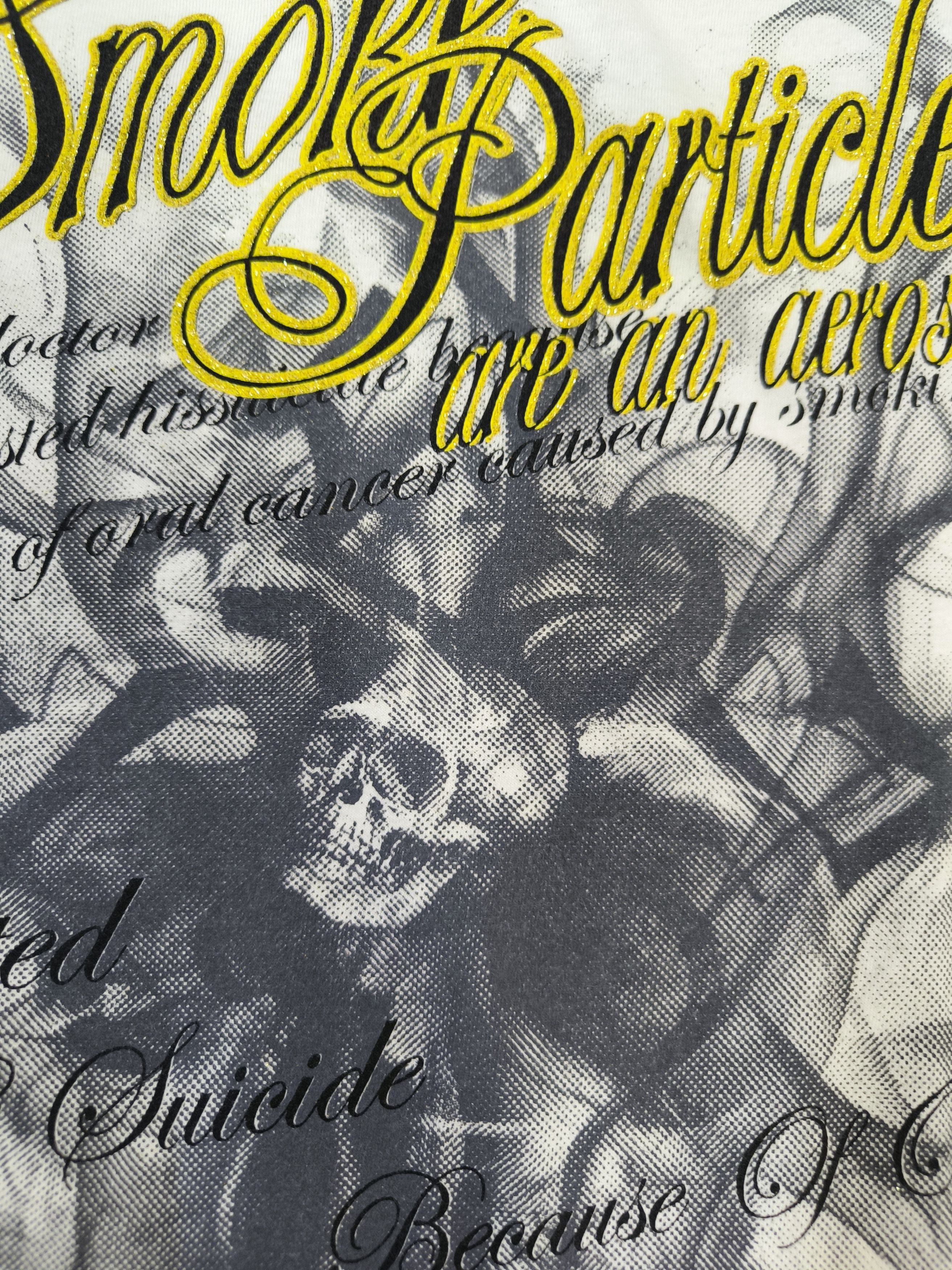 If Six Was Nine 2000's Smoke Particles Cross by Leky Poem Longsleeve Size US XL / EU 56 / 4 - 3 Thumbnail