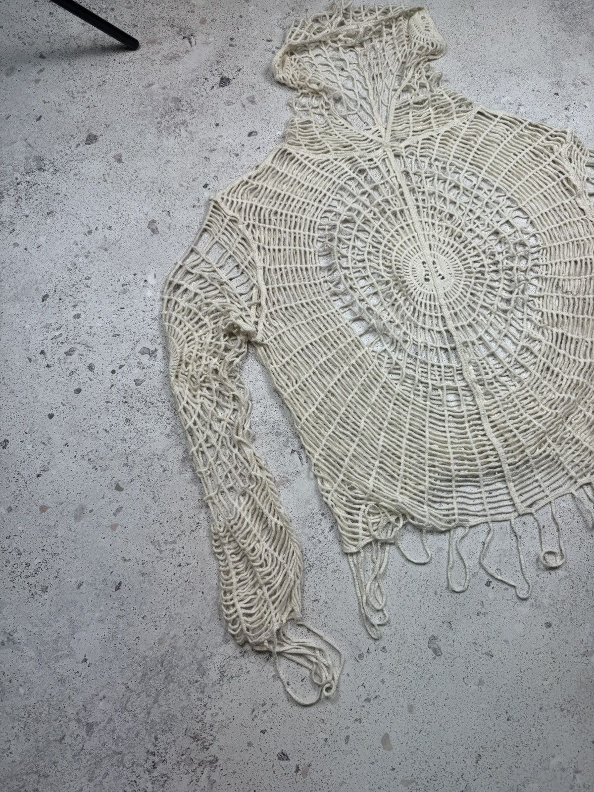 Japanese Brand Japanese Mesh Spider Undercover Style Knit Sweater Archive Size US L / EU 52-54 / 3 - 2 Thumbnail