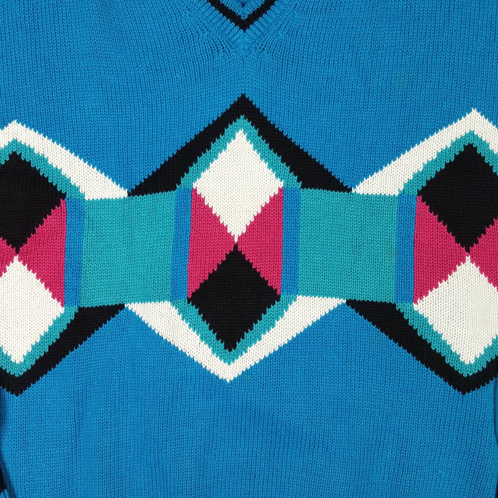 Vintage VINTAGE Tommy Armour Geometric Diamond Men's Size M Golf V-Neck Pullover Sweater Shirt? Size US M / EU 48-50 / 2 - 3 Thumbnail