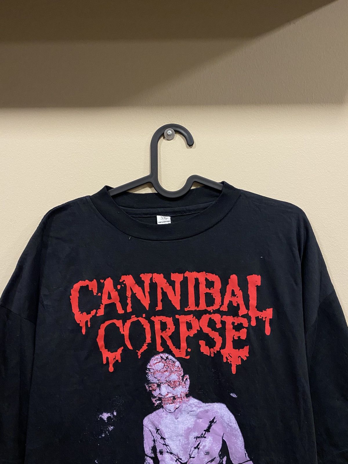 Band Tees Vintage 90s Cannibal Corpse Rock T-Shirt Size US XXL / EU 58 / 5 - 3 Thumbnail