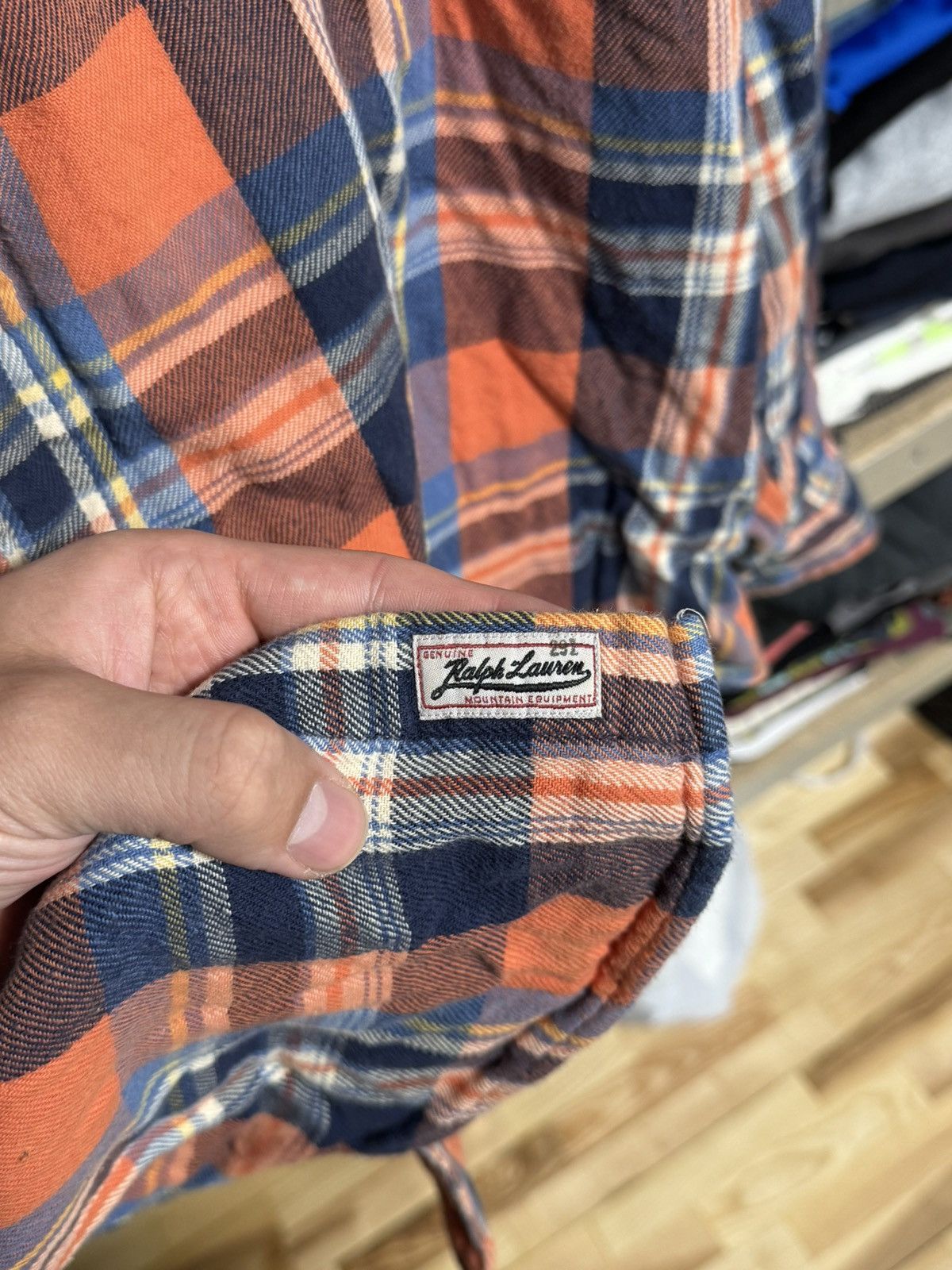 Polo Ralph Lauren Vintage Polo Ralph Lauren Flannel Button Up Shirt Checkered Size US XL / EU 56 / 4 - 4 Thumbnail