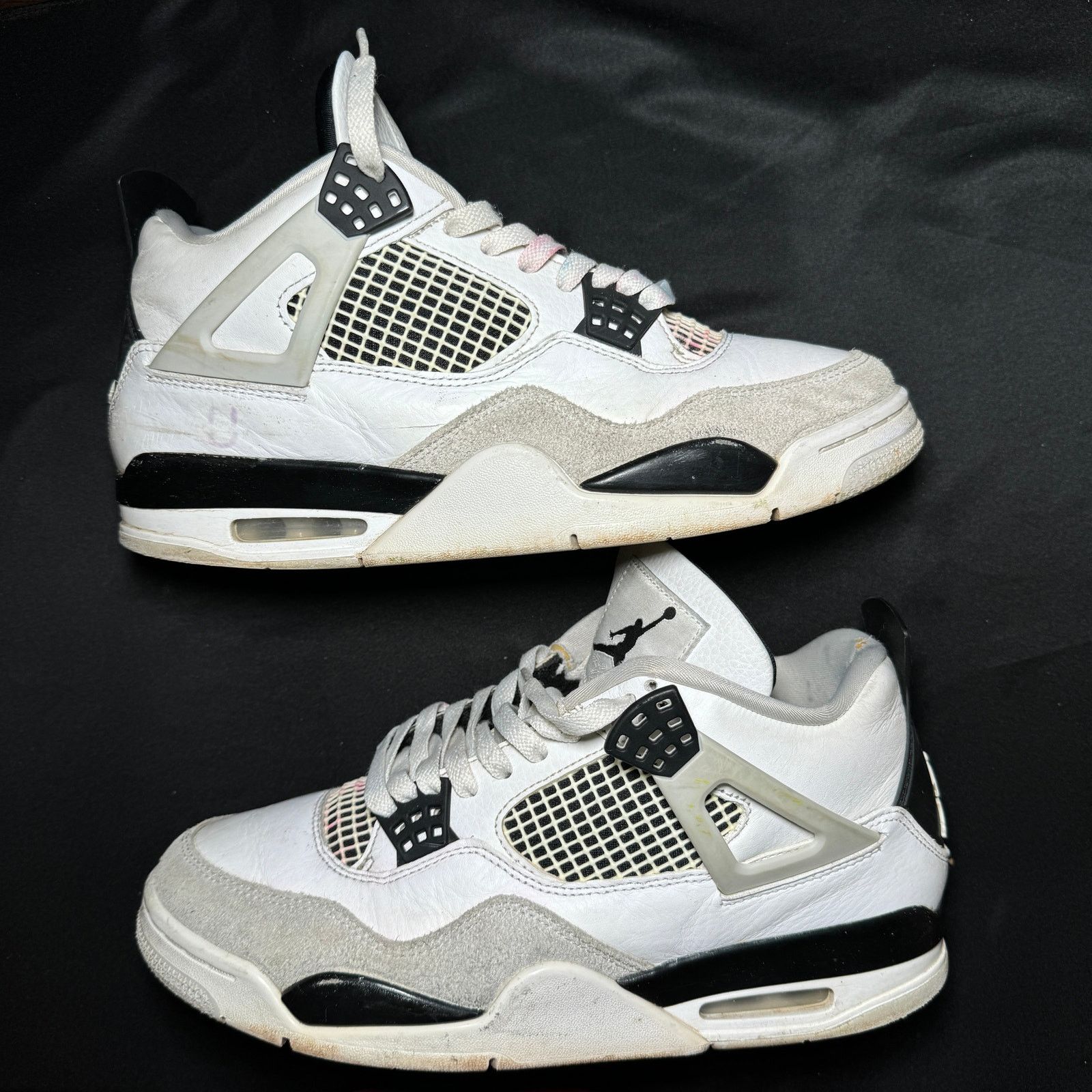 Jordan Brand × Nike Size 9 - Nike Air Jordan 4 Retro Military Black Men's Shoes Size US 9 / EU 42 - 2 Thumbnail