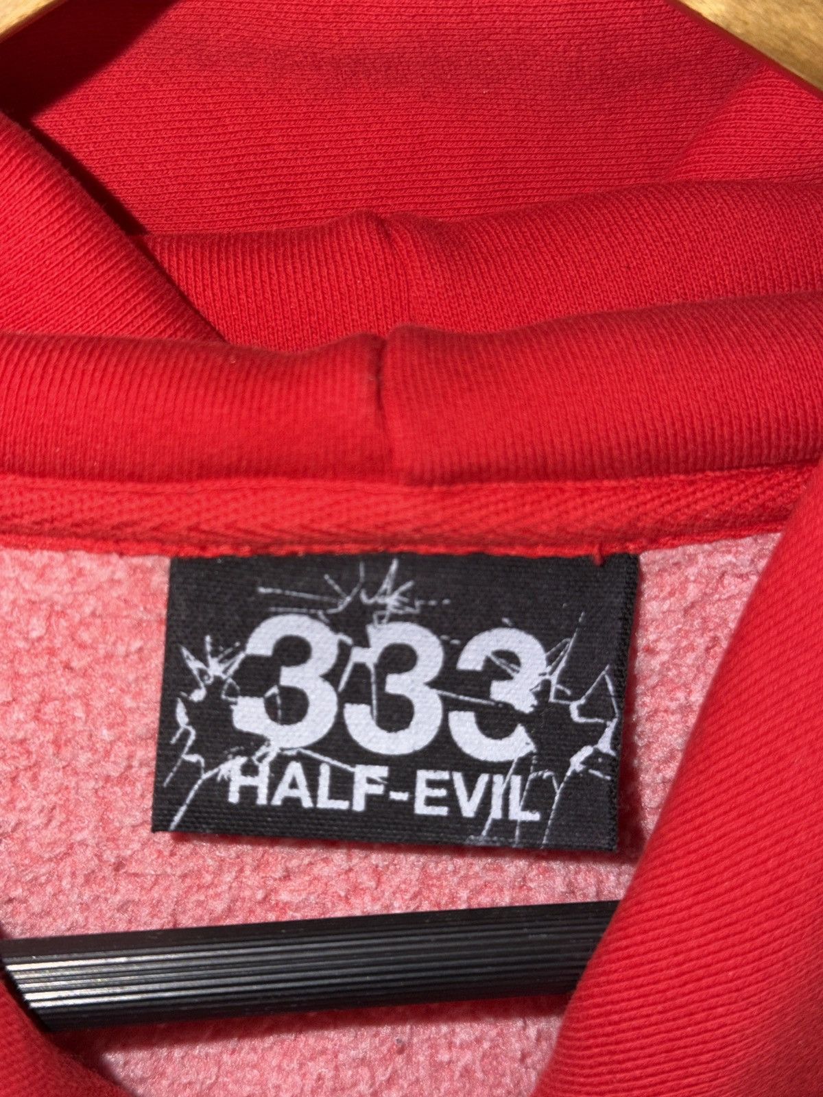 Half Evil Half Evil Red Flame Logo Tonal Hoodie Size US L / EU 52-54 / 3 - 4 Thumbnail