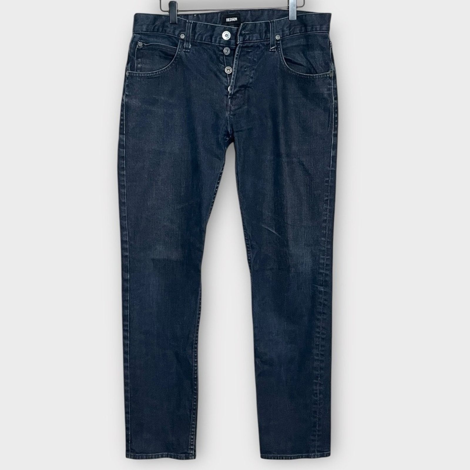 Hudson HUDSON Jeans Blake Slim Straight-Fit Buttoned Fly Jeans Size US 34 / EU 50 - 2 Thumbnail