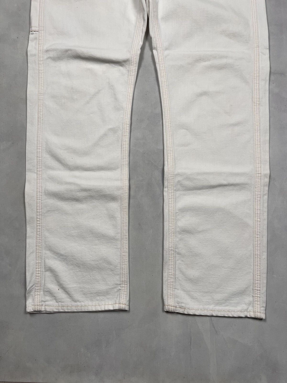 Orslow Vtg Orslow Carpenter Pants White Size US 29 - 3 Thumbnail