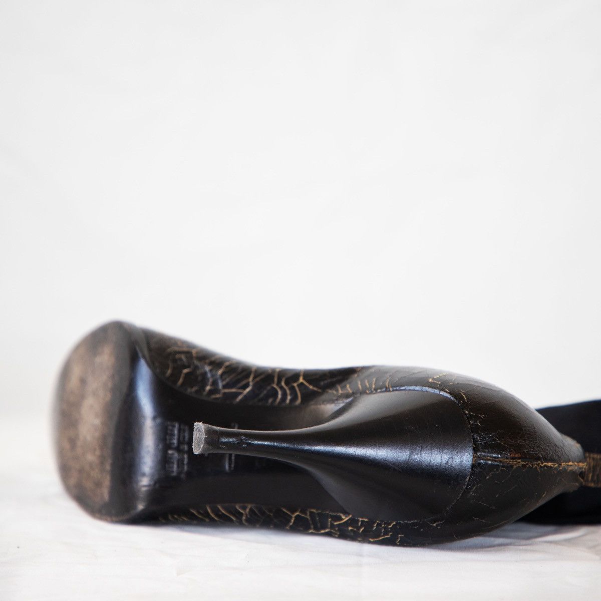 Miu Miu Miu Miu FW 2001 'Cracked' Sock Pumps Size US 10 / IT 40 - 6 Thumbnail