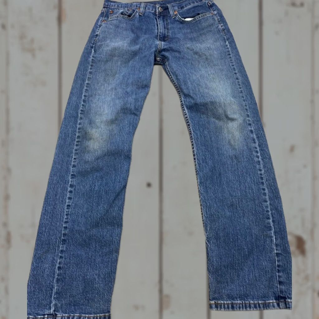 Levi's VINTAGE Levi's 501 Jeans Mens 36x32 Blue Denim Button Fly Straight 4605 Jeans Mens Size US 36 / EU 52 - 1 Thumbnail