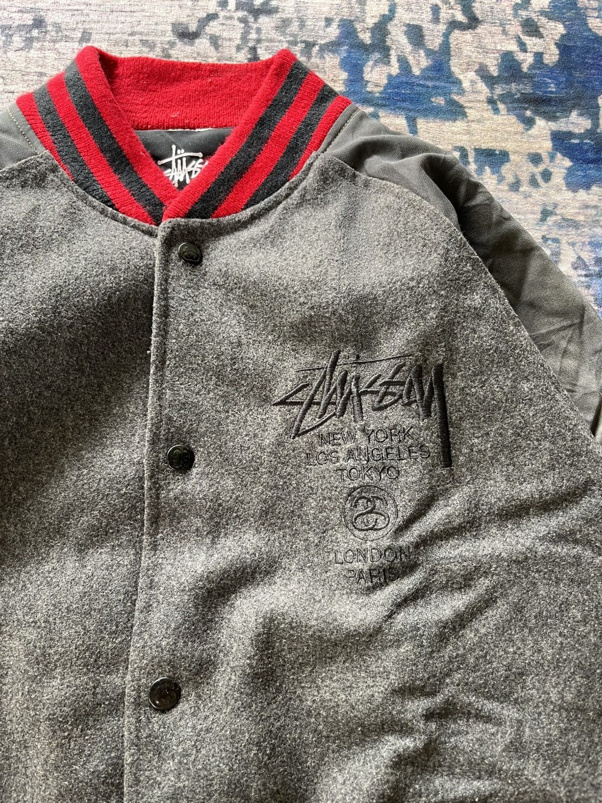 Stussy 35th anniversary international tribe varsity XL | Grailed