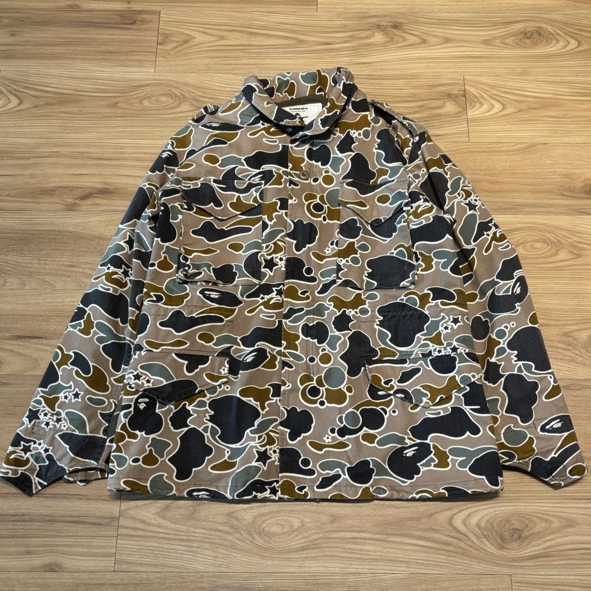 Bape Bape “Sta Camo” M65 Field Jacket Size US L / EU 52-54 / 3 - 1 Thumbnail