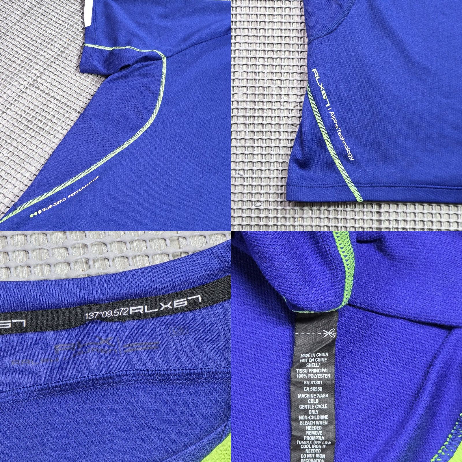 RLX Ralph Lauren Ralph Lauren RLX Men 67 Alpine Technology Division 6 Racing Jersey Short Sleeve L Blue Jersey T-Shirt LV6 Racing Size US L / EU 52-54 / 3 - 8 Thumbnail