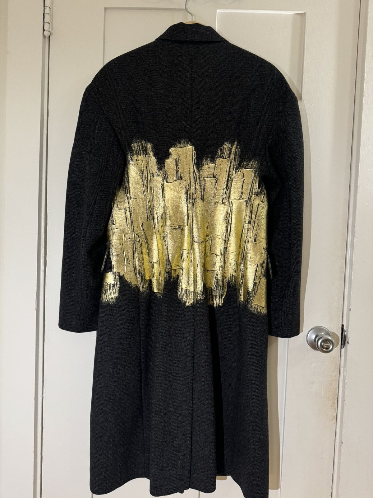 Dries Van Noten Dries Van Noten FW23 Hand Painted Foil Coat Size S / US 4 / IT 40 - 3 Thumbnail