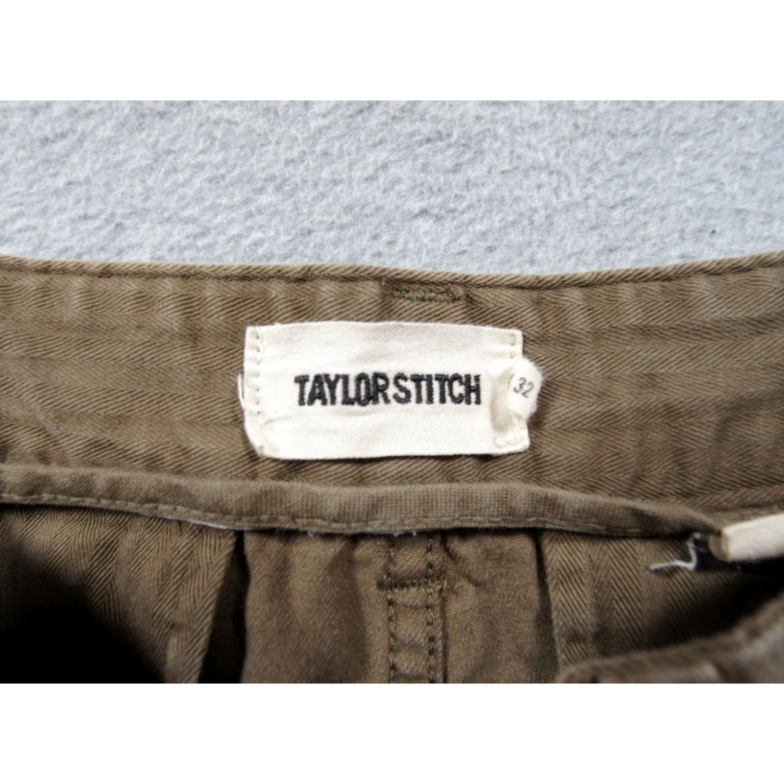 Taylor Stitch Taylor Stitch Pants Men 32x26 Green Chino Foundation Slim Fit Organic Cotton Regular Rise Mid 5-Pocket Style: Chino Straight Leg Adult Mens Size US 32 / EU 48 - 7 Thumbnail