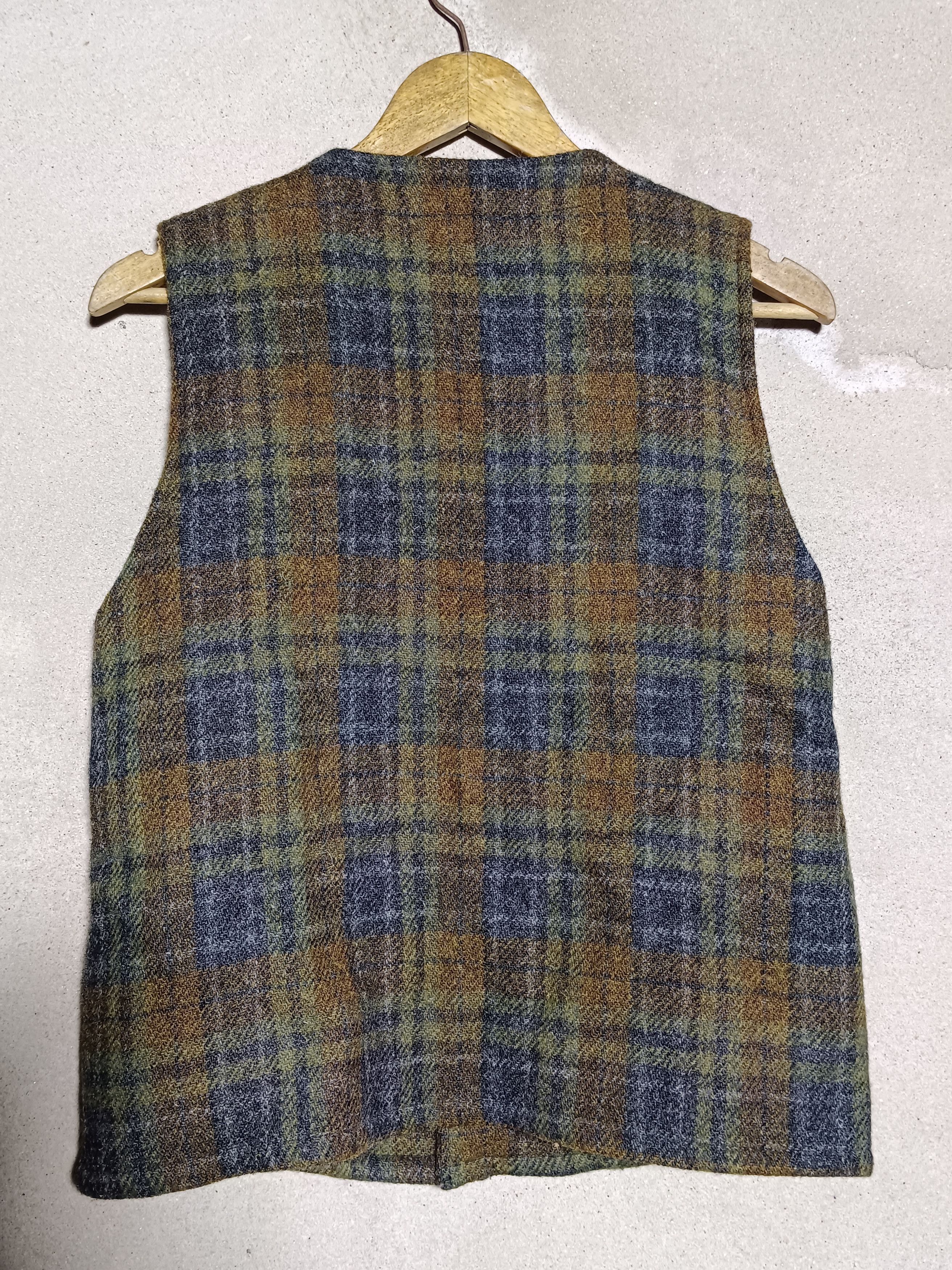 Harris Tweed × Vintage Harris Tweed Limited Edition 100TH Anniversary Vest Jacket Size US L / EU 52-54 / 3 - 3 Thumbnail