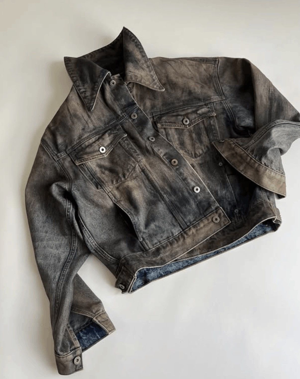 K-Two Studios K-Two Waxed Indigo Denim Jacket Size US M / EU 48-50 / 2 - 1 Thumbnail